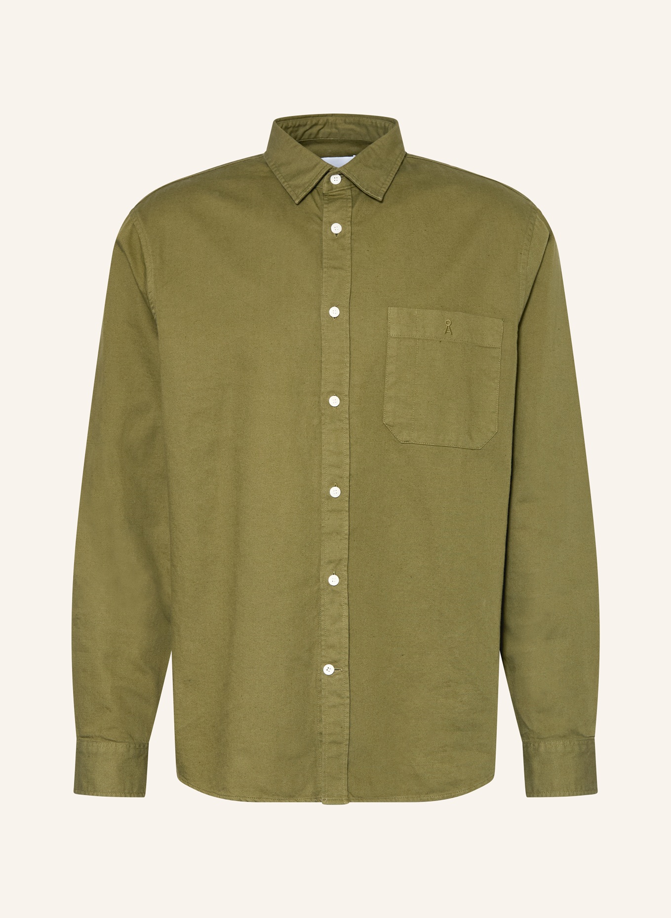 ARMEDANGELS Hemd Comfort Fit: DUNKELGRÜN