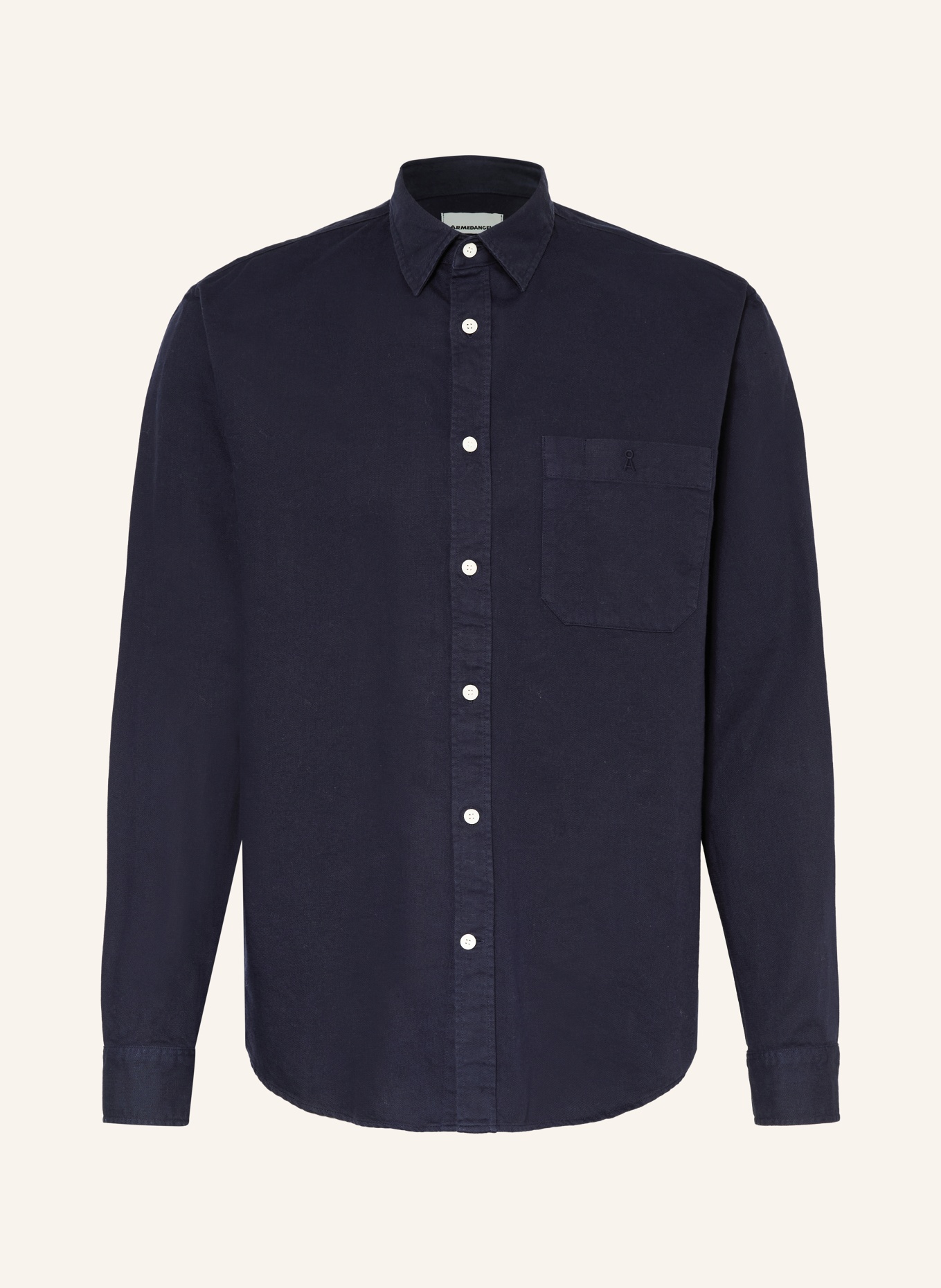 ARMEDANGELS Hemd Comfort Fit: DUNKELBLAU