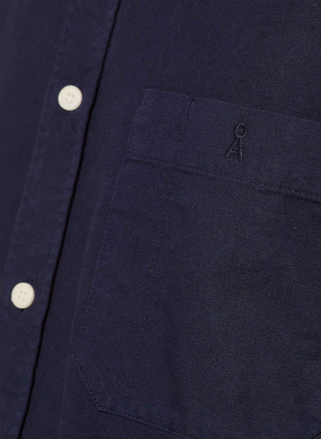 ARMEDANGELS Hemd Comfort Fit: DUNKELBLAU