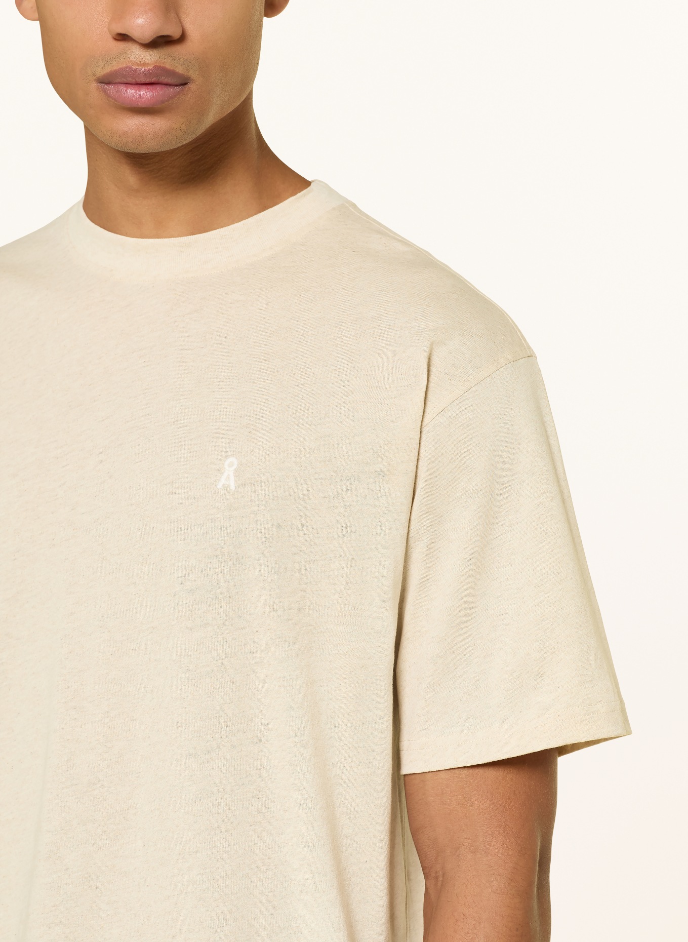 ARMEDANGELS T-Shirt MAARKOS mit Leinen: ECRU