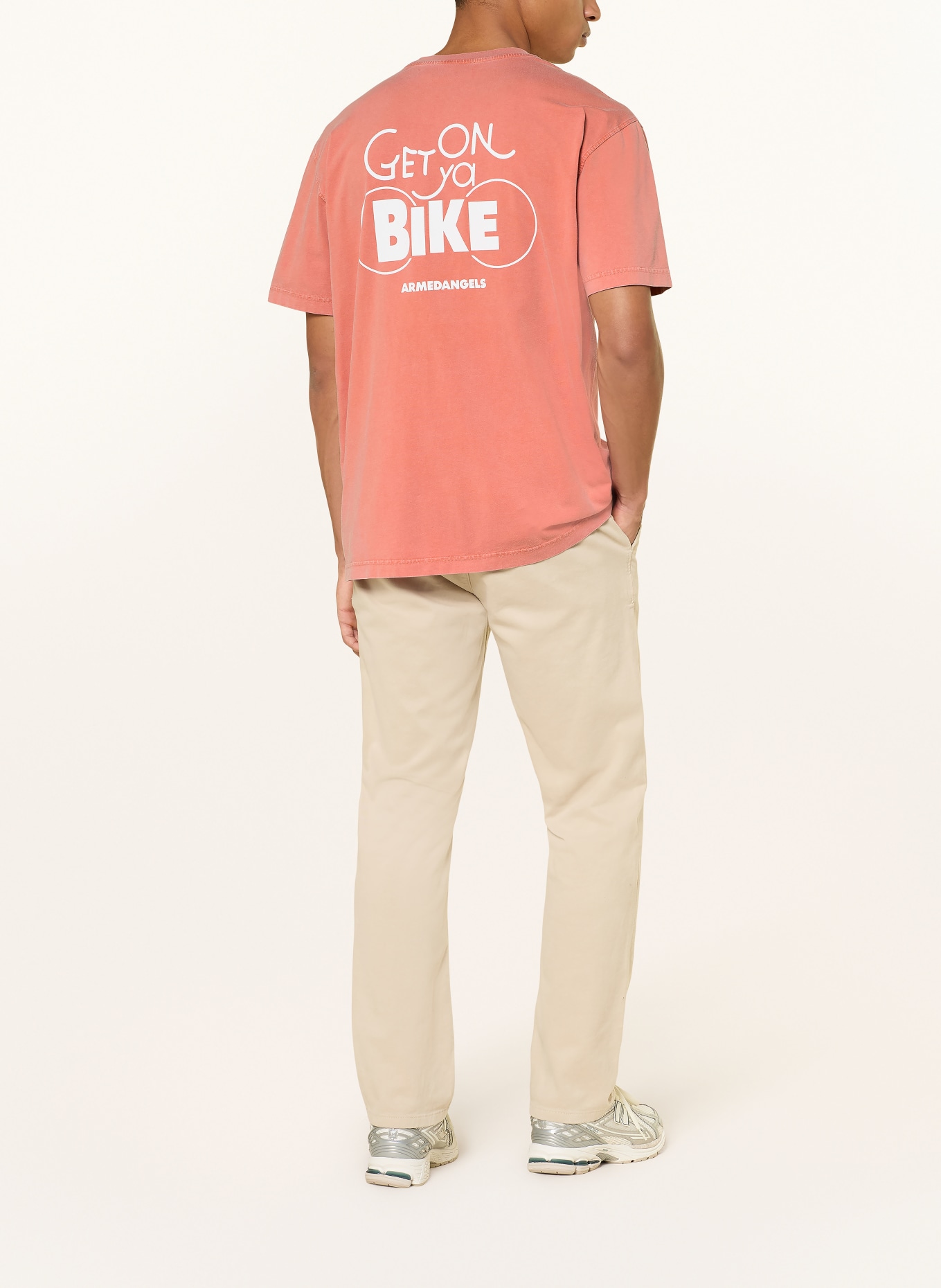 ARMEDANGELS T-Shirt MAARKOS: DUNKELORANGE