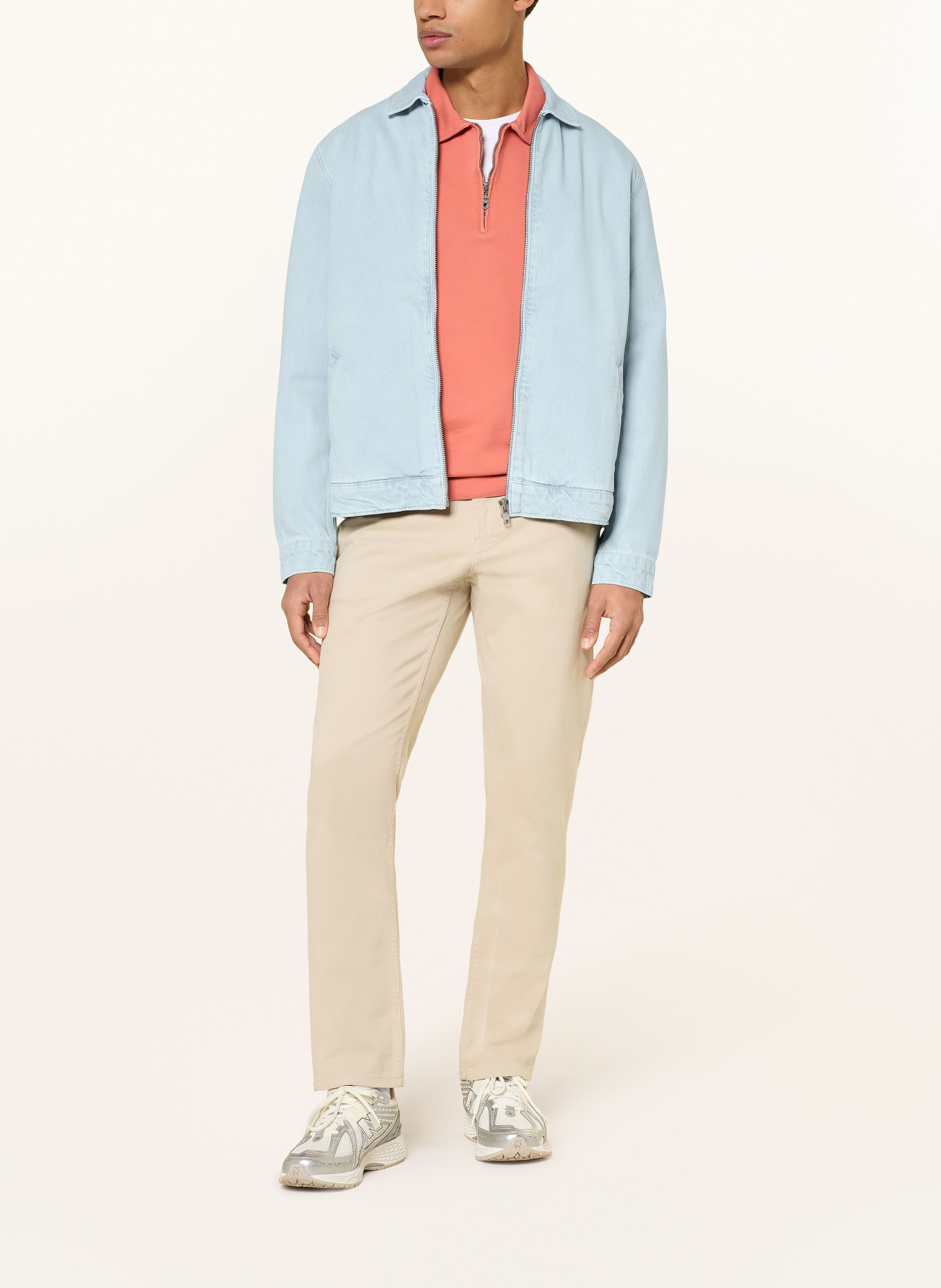 ARMEDANGELS Jeansjacke HARRINGTON: HELLBLAU