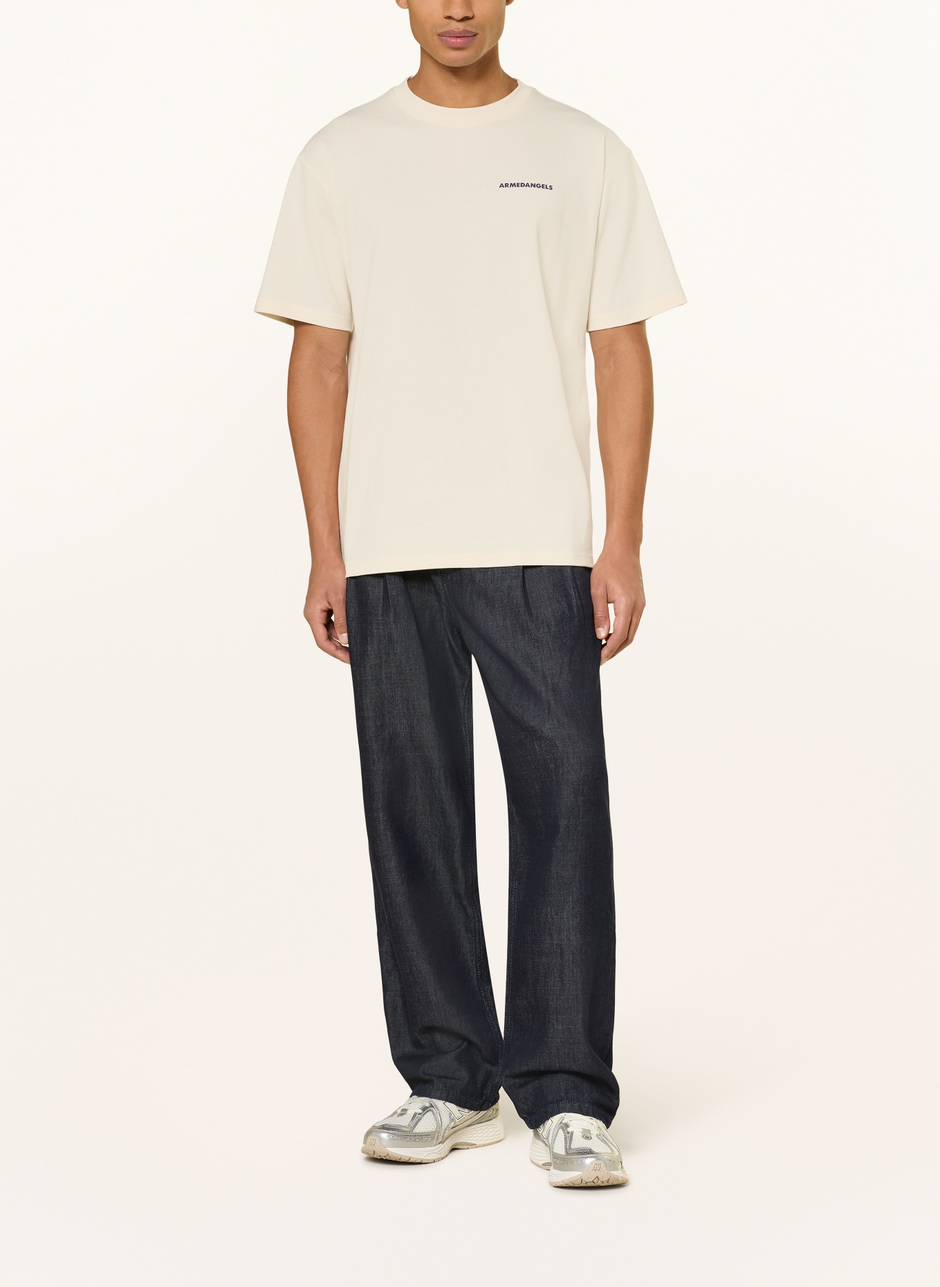 ARMEDANGELS MAARKOS T-shirt: BEIGE