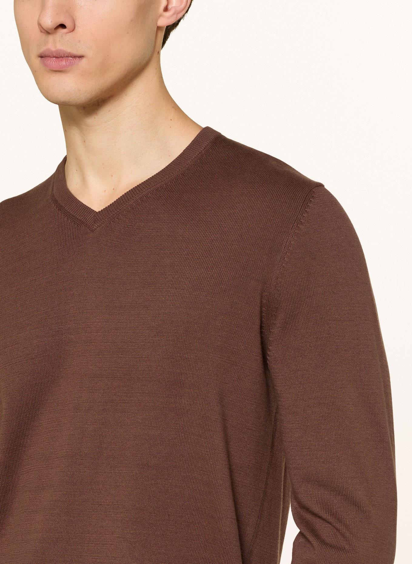 STROKESMAN'S sweater: BROWN