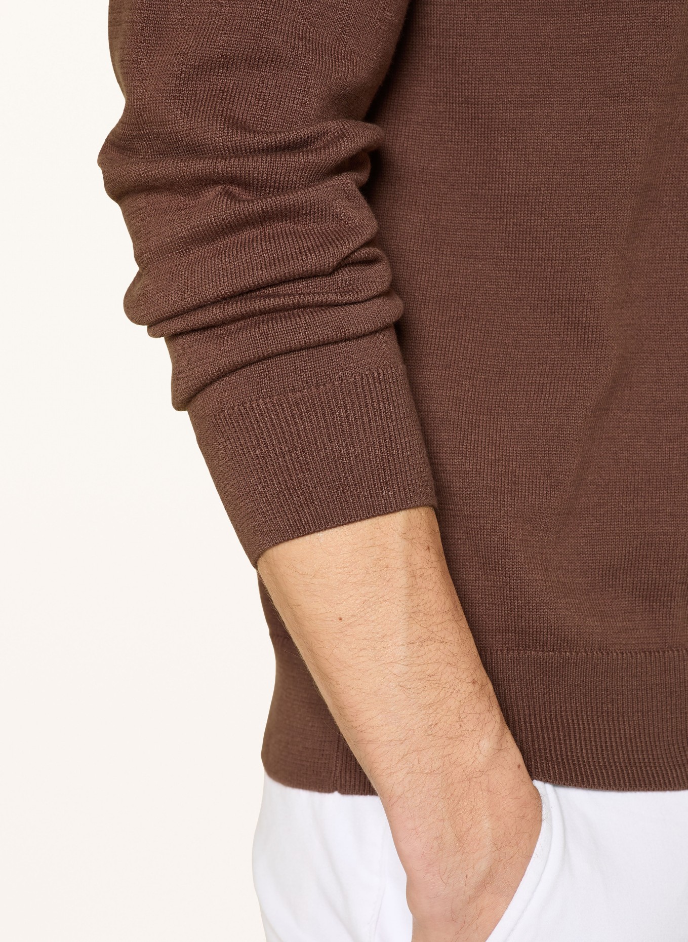 STROKESMAN'S sweater: BROWN