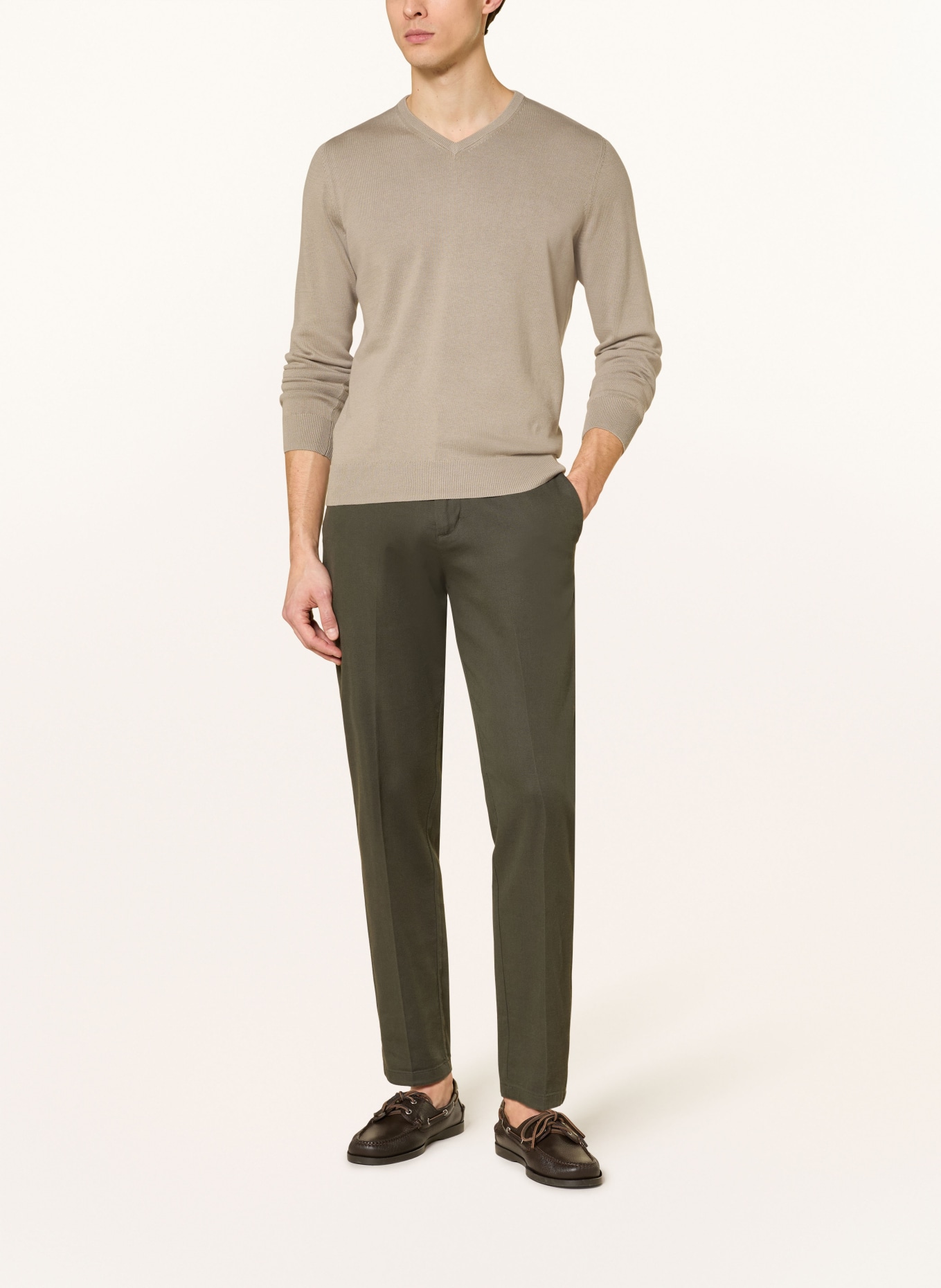 STROKESMAN'S sweater: TAUPE