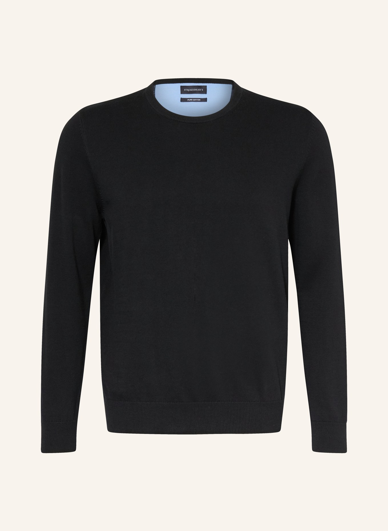STROKESMAN'S Pullover: SCHWARZ