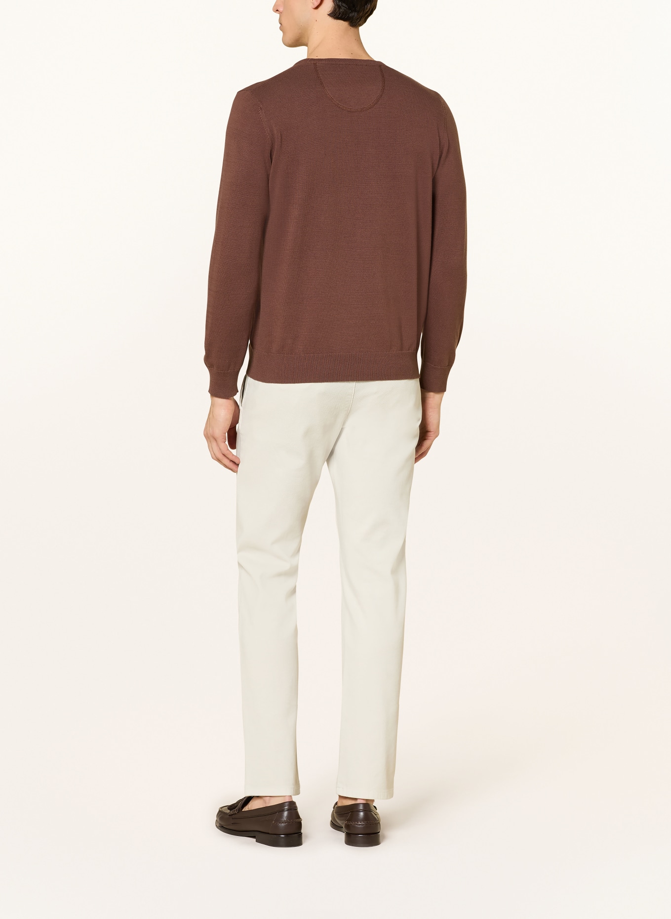 STROKESMAN'S sweater: BROWN