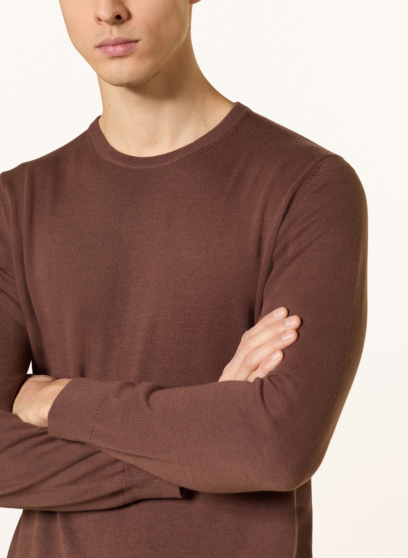 STROKESMAN'S sweater: BROWN