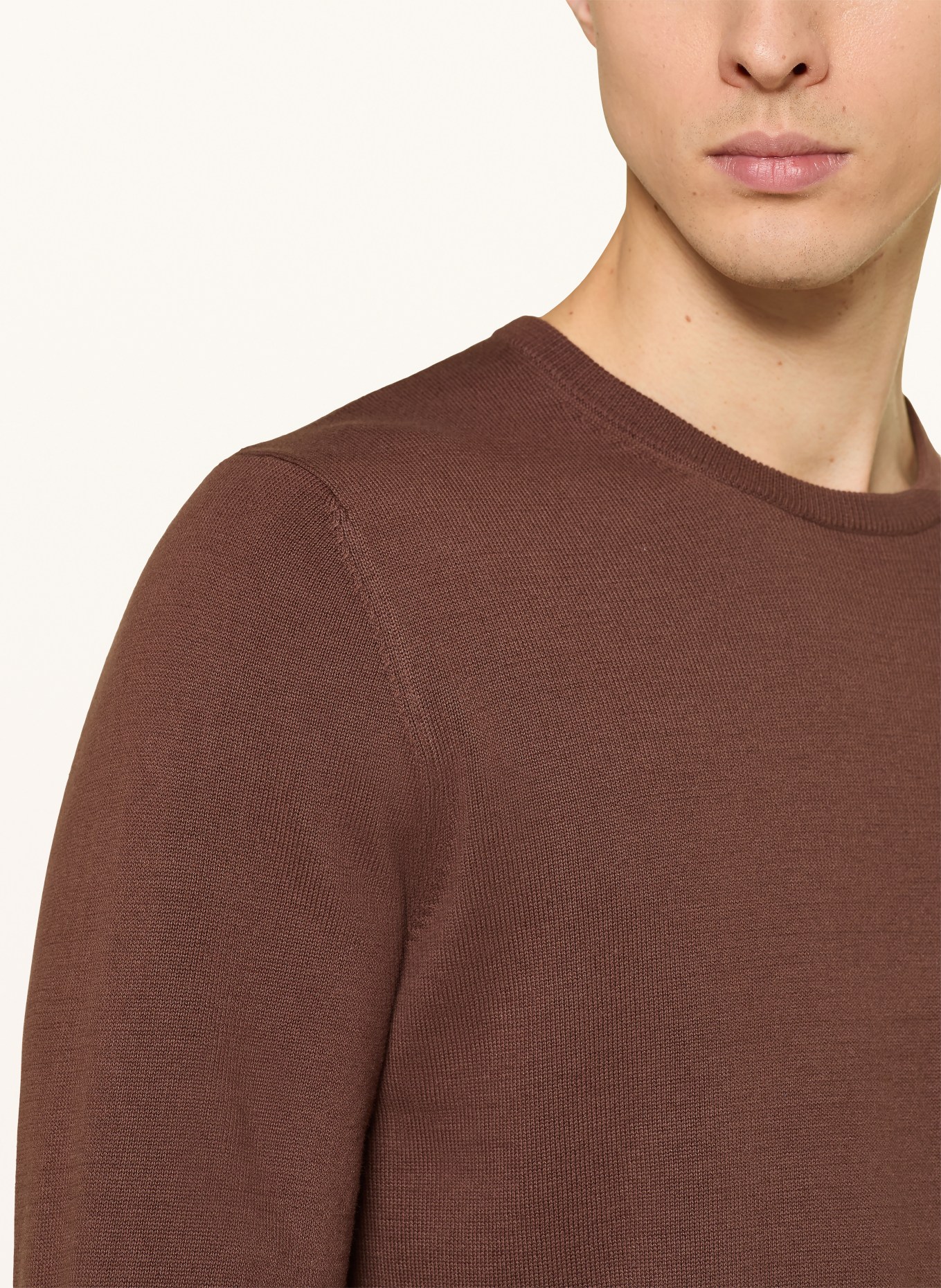 STROKESMAN'S sweater: BROWN