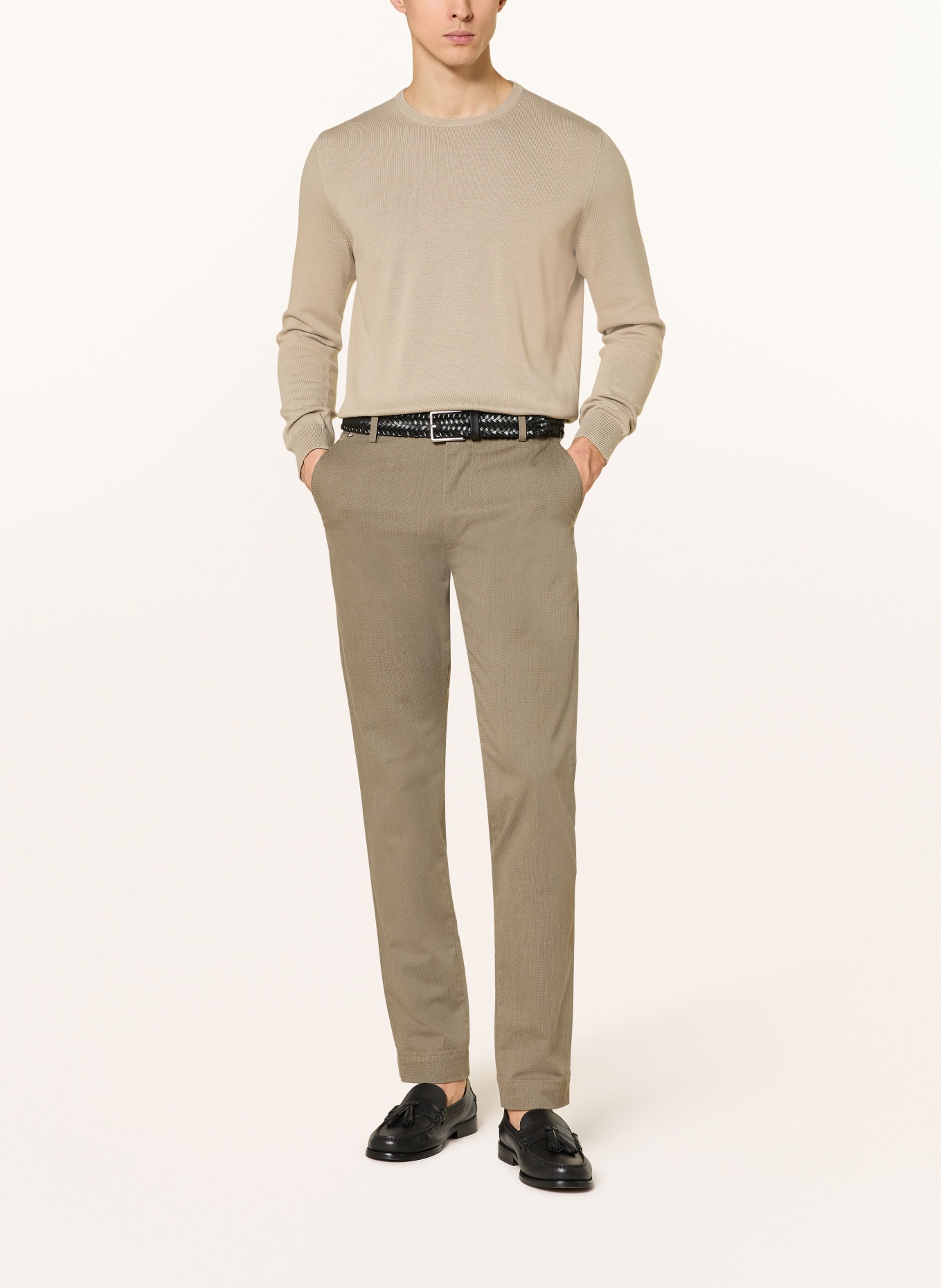 STROKESMAN'S sweater: KHAKI