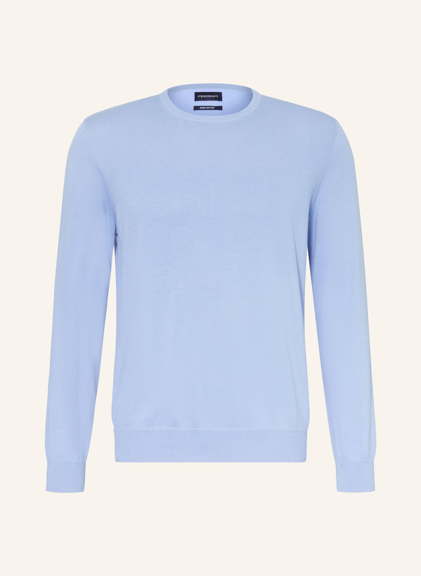 STROKESMAN'S sweater: LIGHT BLUE