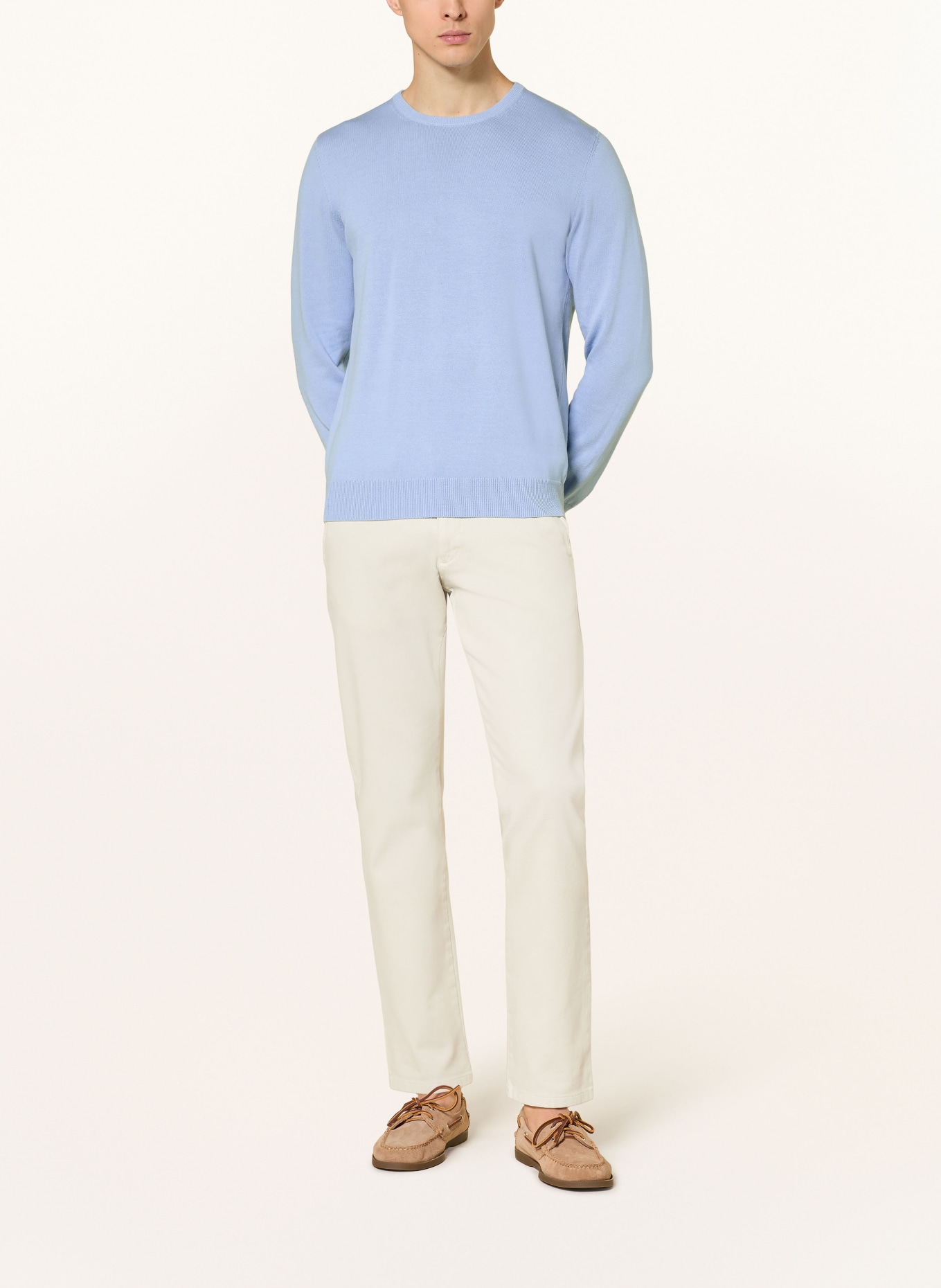 STROKESMAN'S sweater: LIGHT BLUE