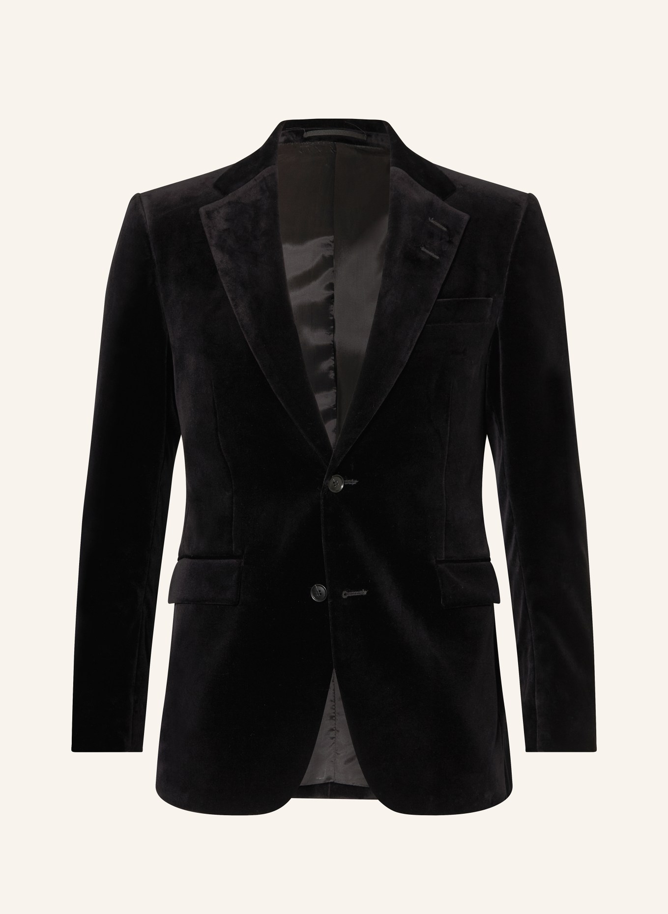 TIGER OF SWEDEN Samtsakko EASE Extra Slim Fit: SCHWARZ