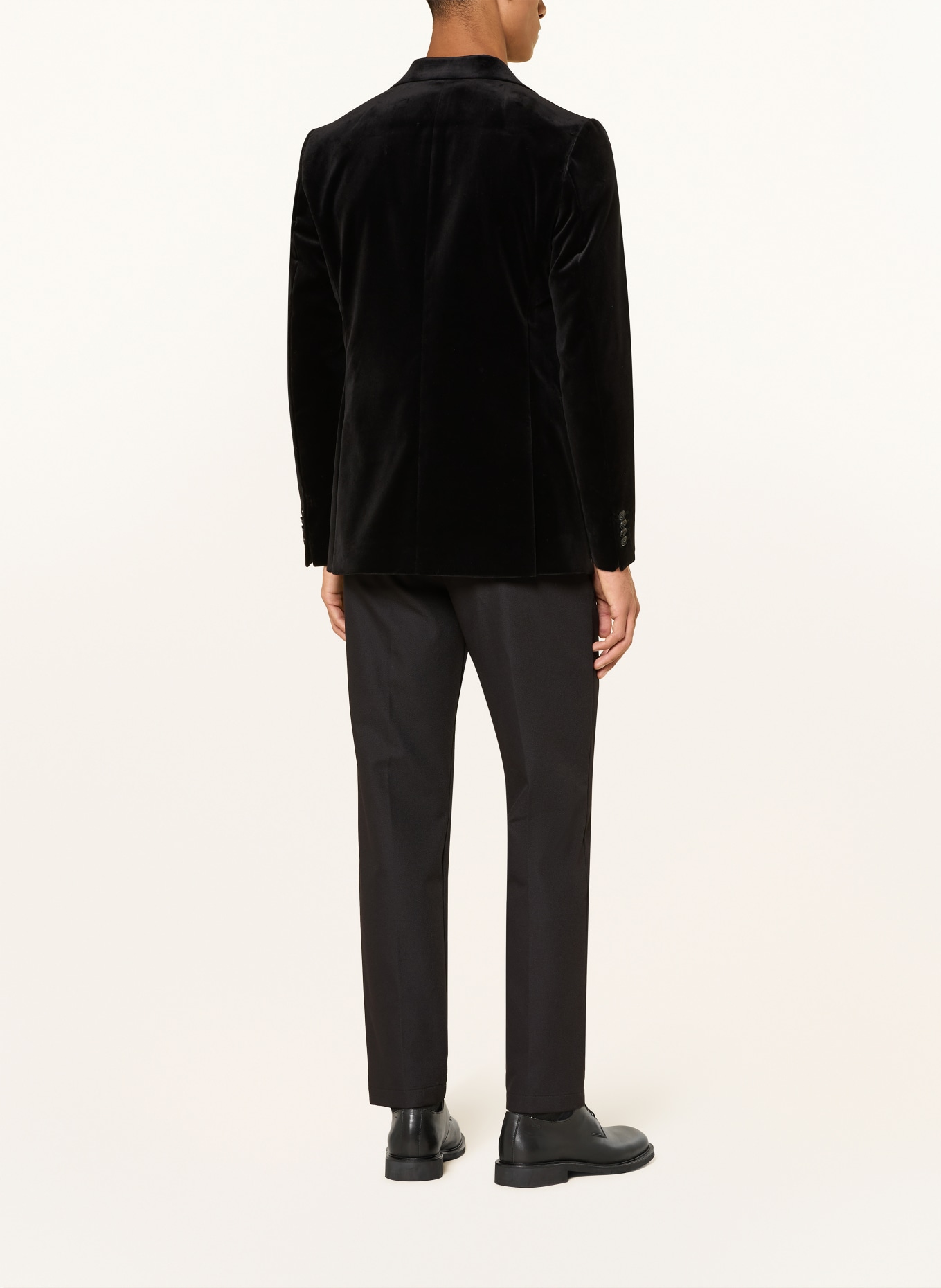 TIGER OF SWEDEN Samtsakko EASE Extra Slim Fit: SCHWARZ