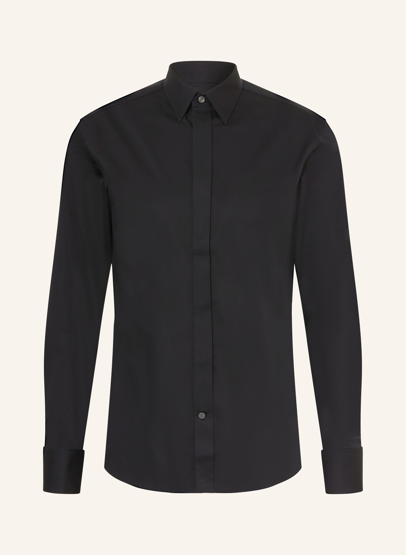 TIGER OF SWEDEN Hemd ADLEY Slim Fit: SCHWARZ