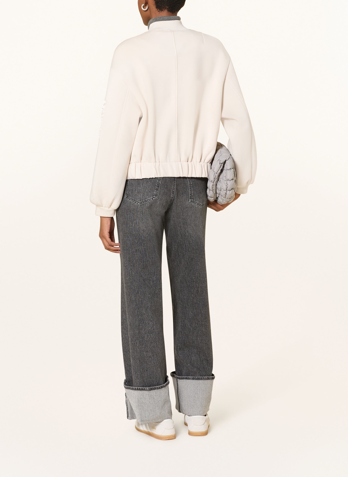 RINO & PELLE NOON blouson jacket: LIGHT GRAY