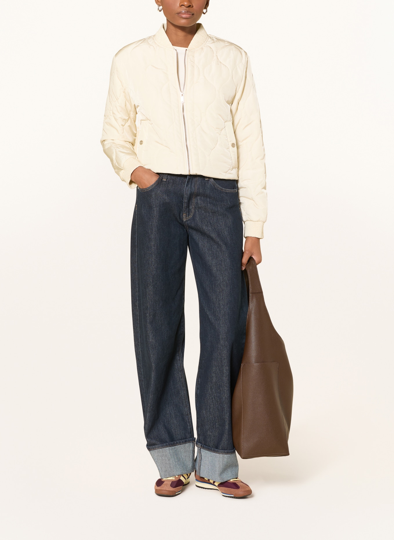 RINO & PELLE Blouson UTAH: HELLBRAUN