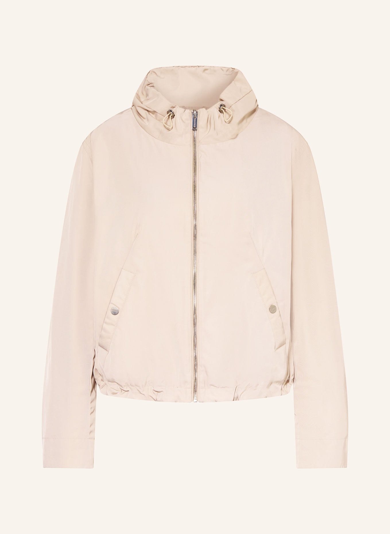 RINO & PELLE Sako XINA ze saténu: ČERNOŠEDÁ