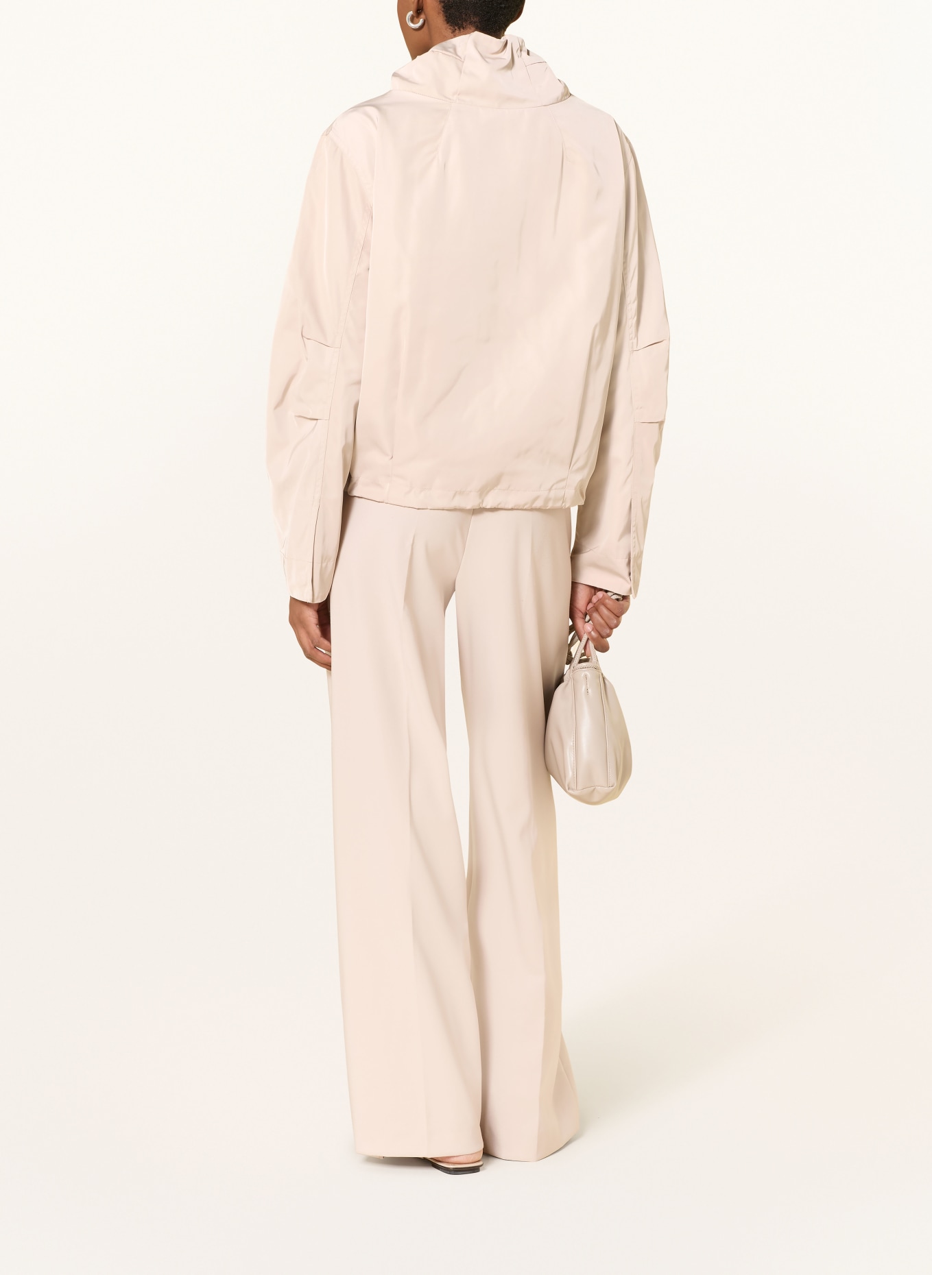 RINO & PELLE Sako XINA ze saténu: ČERNOŠEDÁ