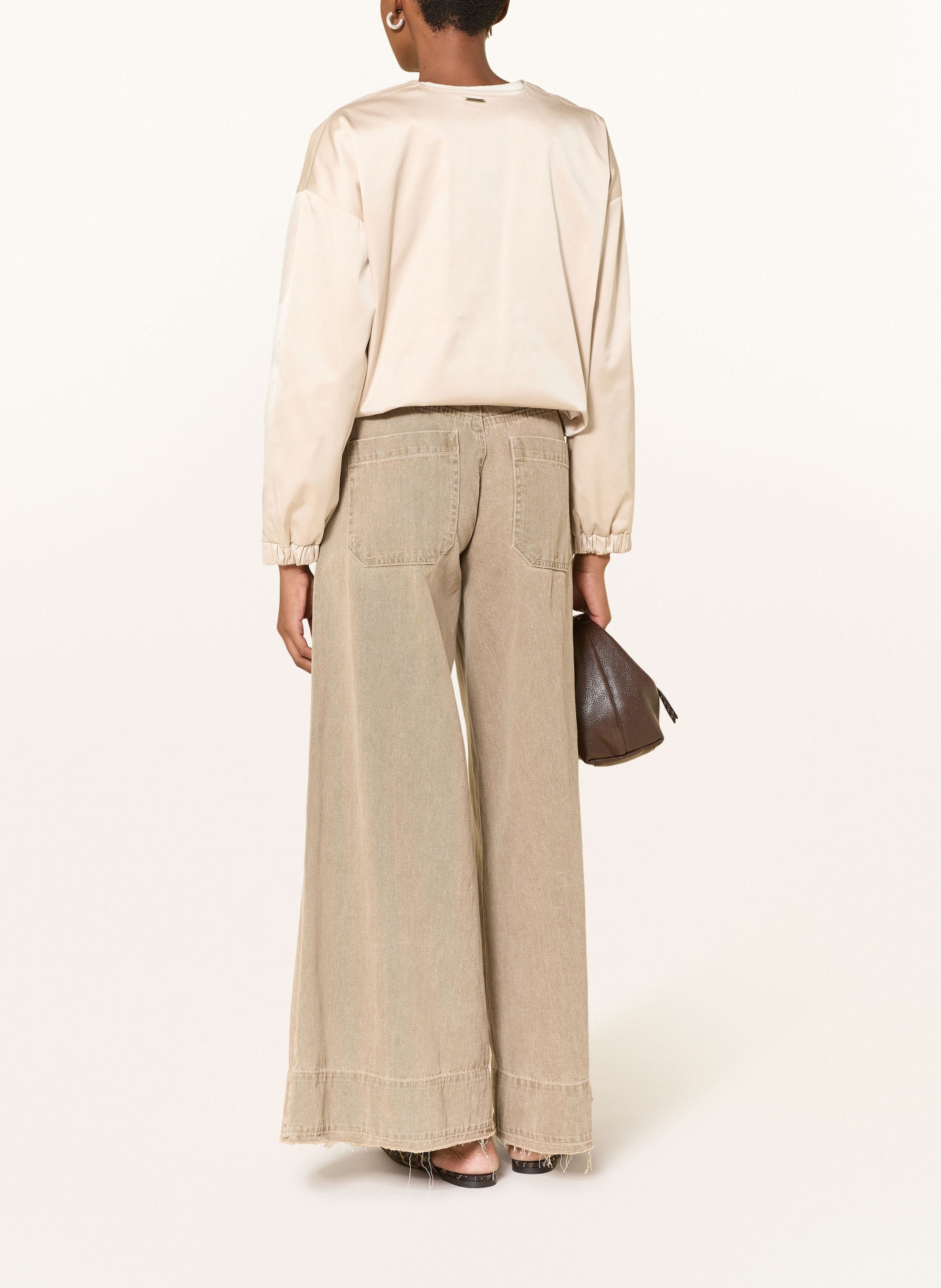 RINO & PELLE Saténová bunda SIEM: SVĚTLE HNĚDÁ