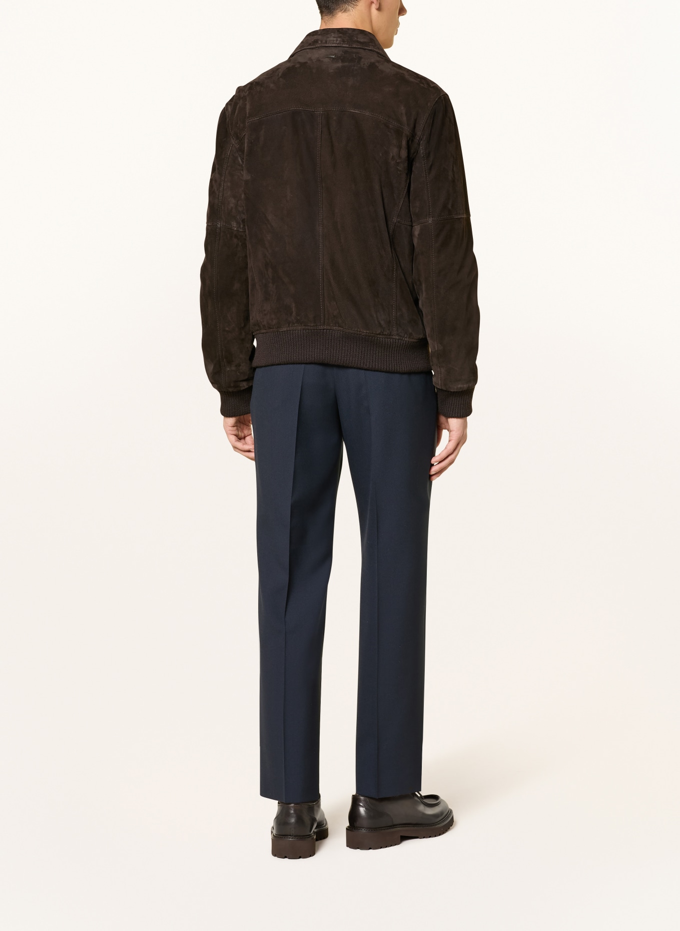 windsor. FRANCOS Regular Fit Chinos: DARK BLUE