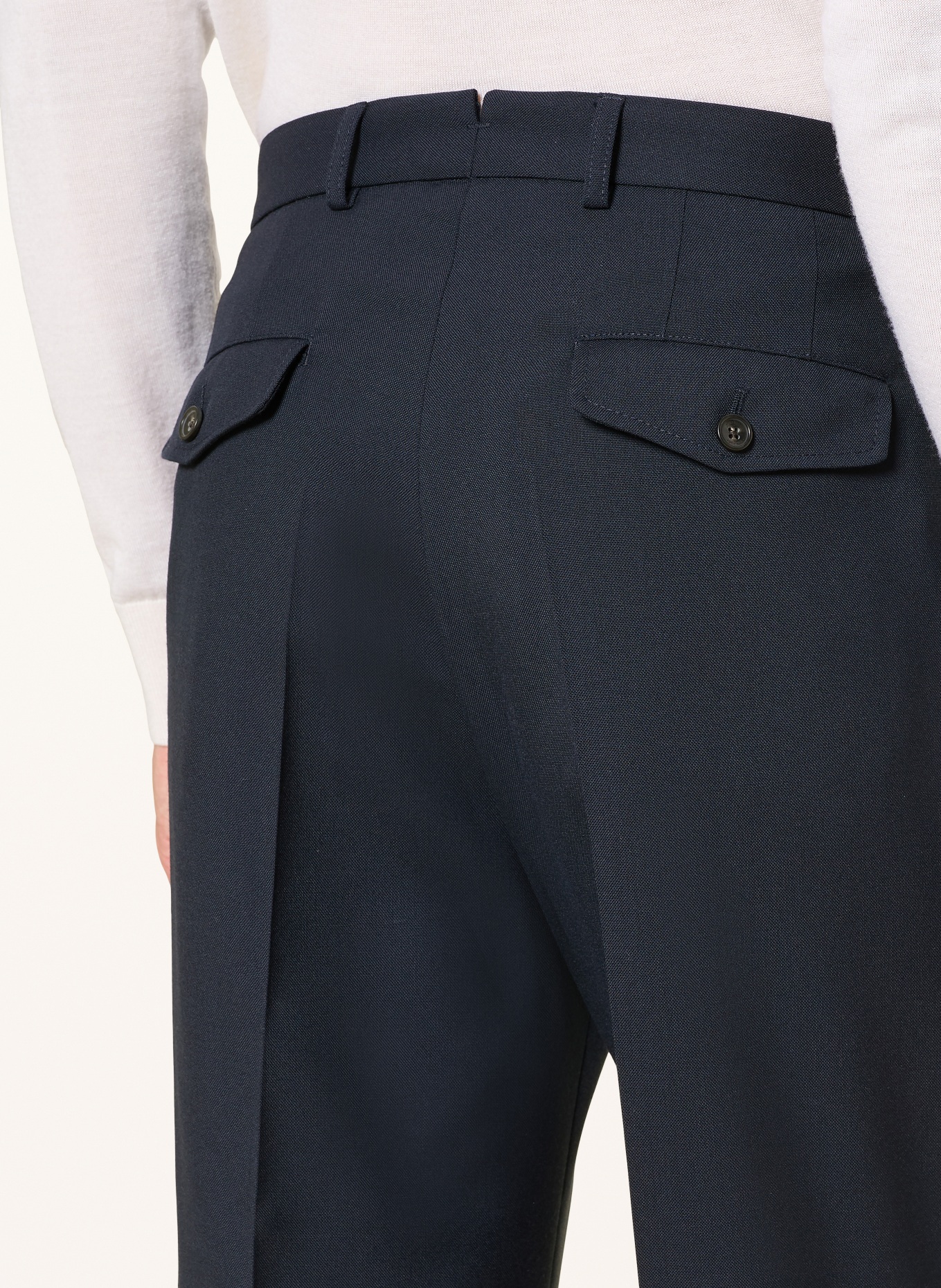 windsor. FRANCOS Regular Fit Chinos: DARK BLUE