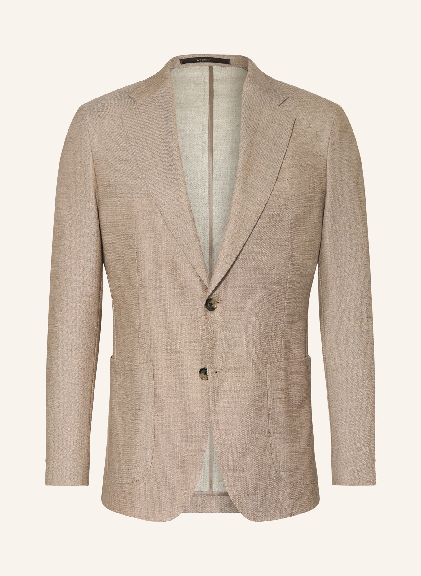 windsor. Sakko Extra Slim Fit: HELLBRAUN