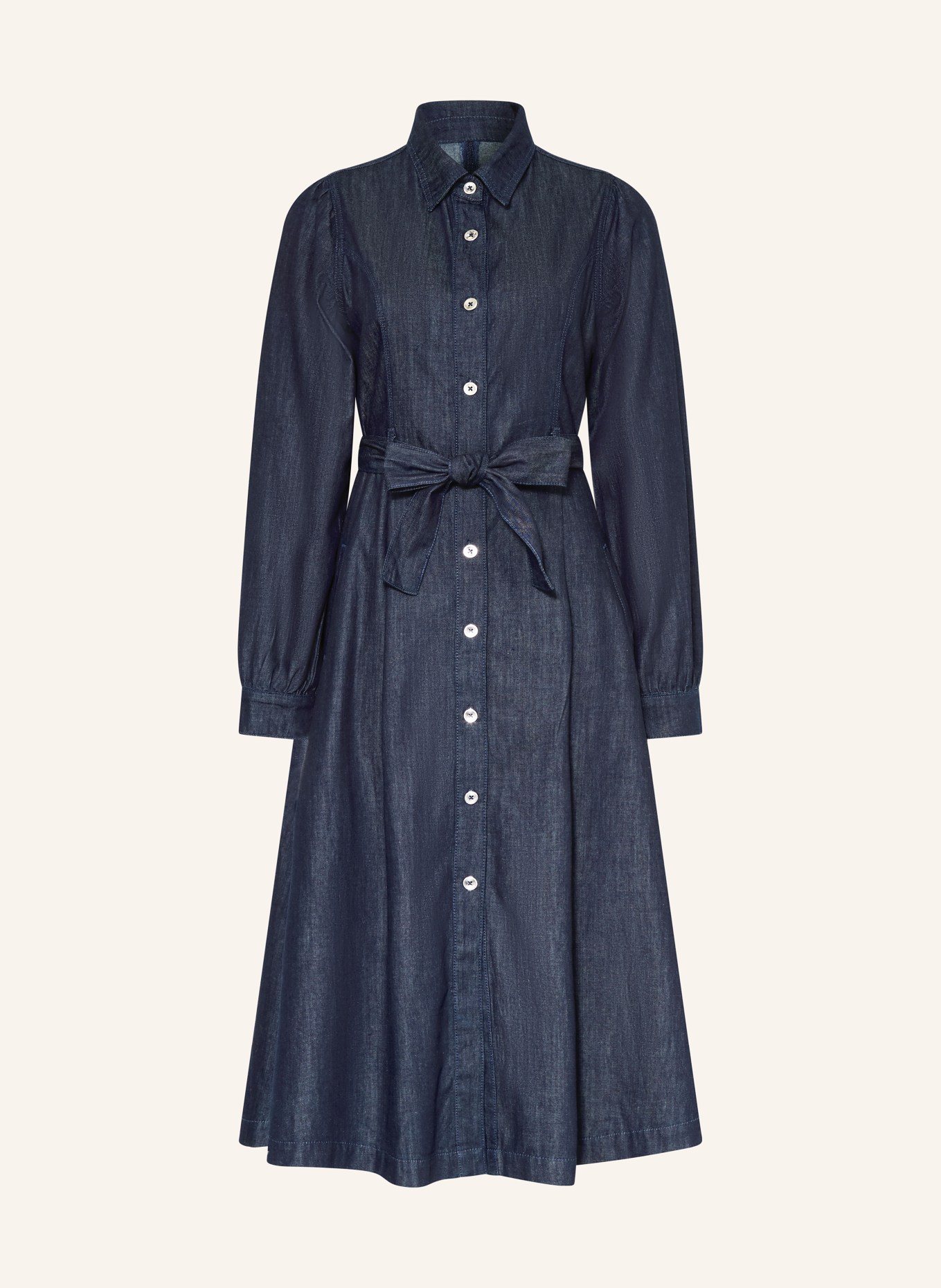 MORE & MORE Jeanskleid: DUNKELBLAU