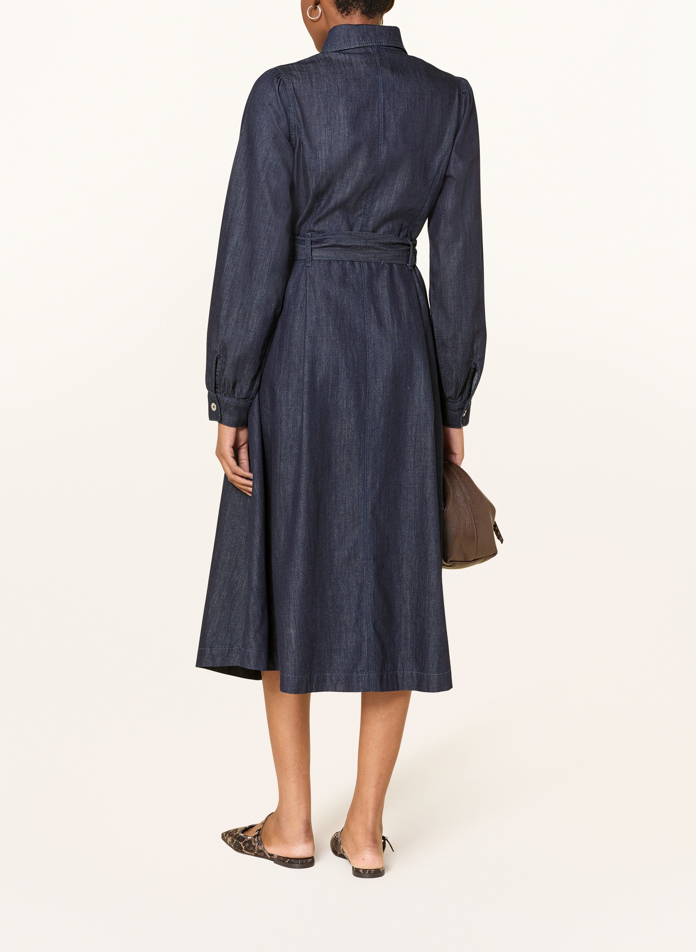 MORE & MORE Jeanskleid: DUNKELBLAU