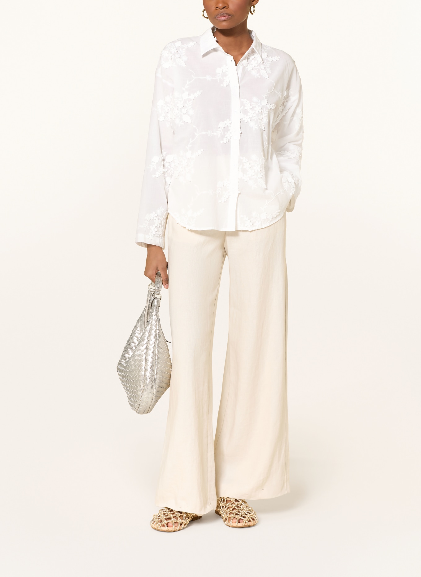 MORE & MORE Hemdbluse: WEISS