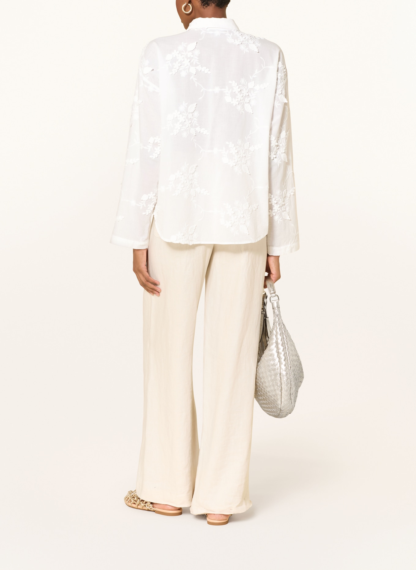 MORE & MORE Hemdbluse: WEISS