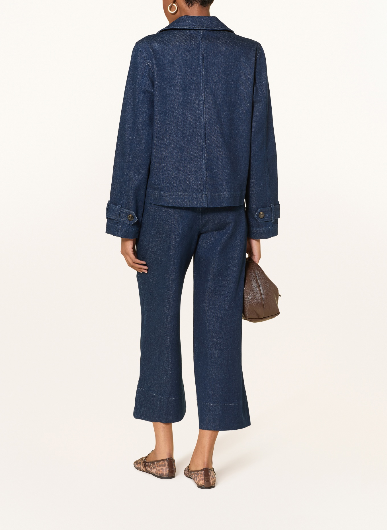 MORE & MORE Jeansjacke: DUNKELBLAU