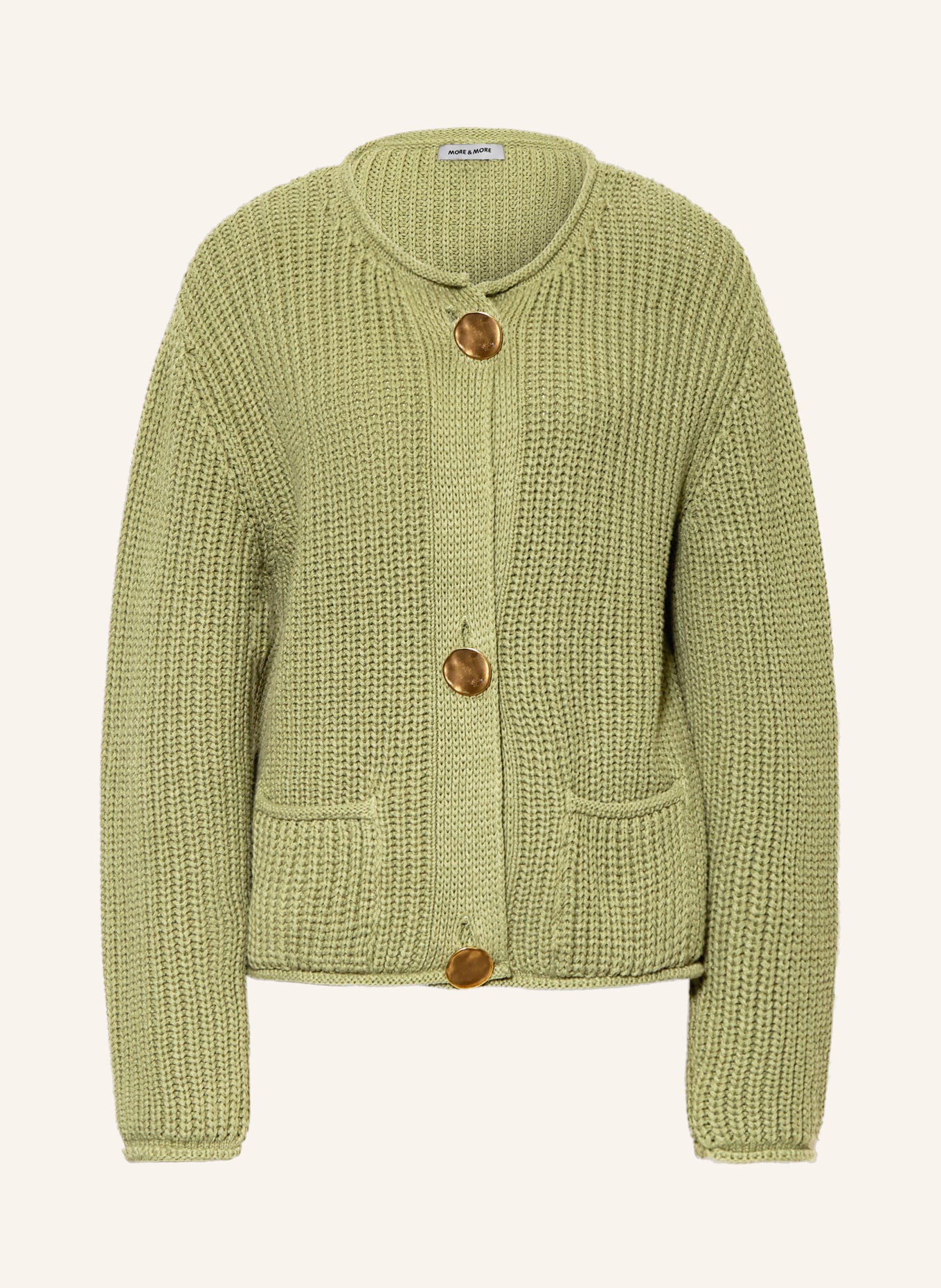 MORE & MORE Strickjacke: GRÜN