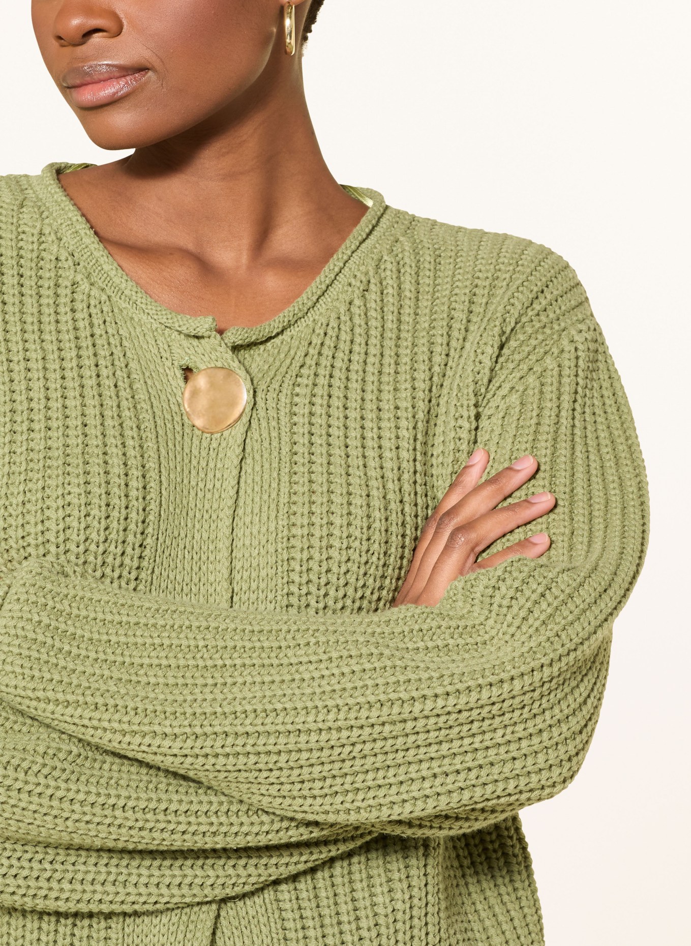 MORE & MORE Strickjacke: GRÜN