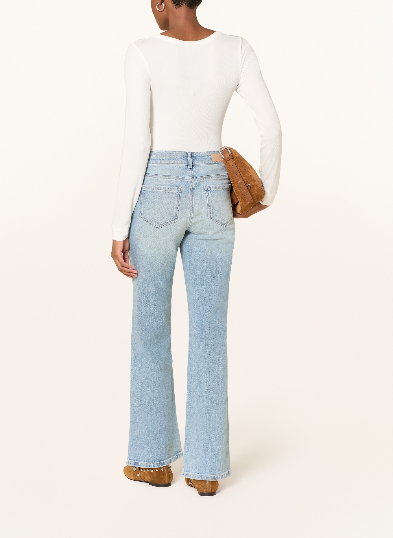 MORE & MORE Koszulka z długim rękawem: KREMOWY