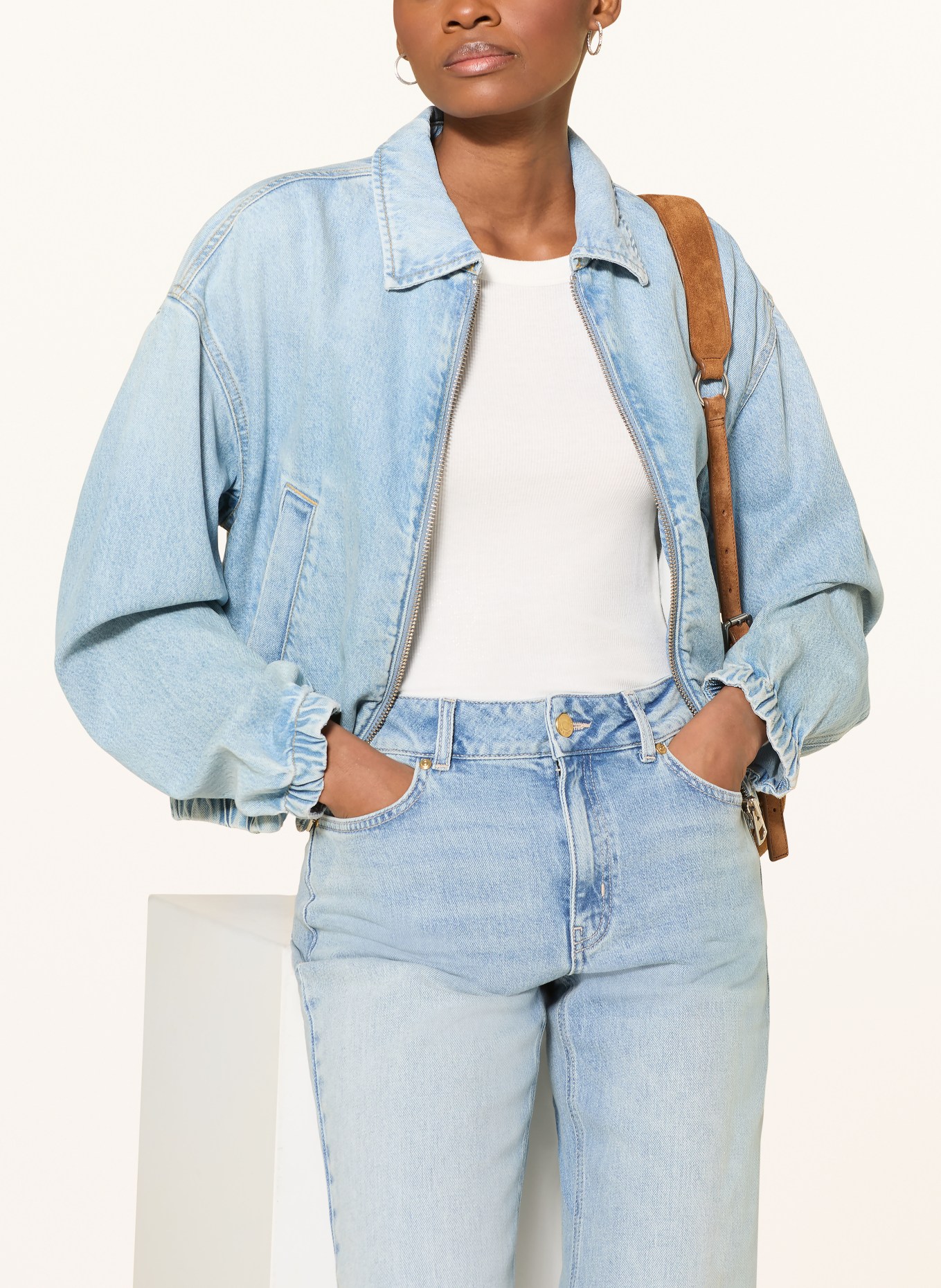 MORE & MORE Koszulka z długim rękawem: KREMOWY