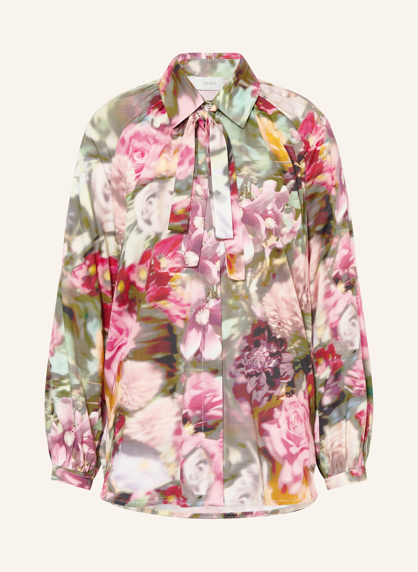 MORE & MORE Bluzka z odpinanym kołnierzykiem: FUKSJA