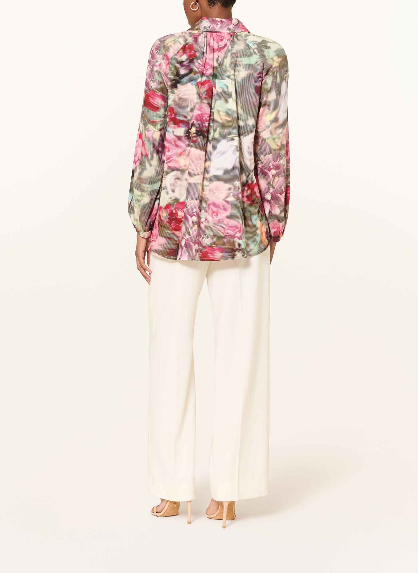 MORE & MORE Bluzka z odpinanym kołnierzykiem: FUKSJA