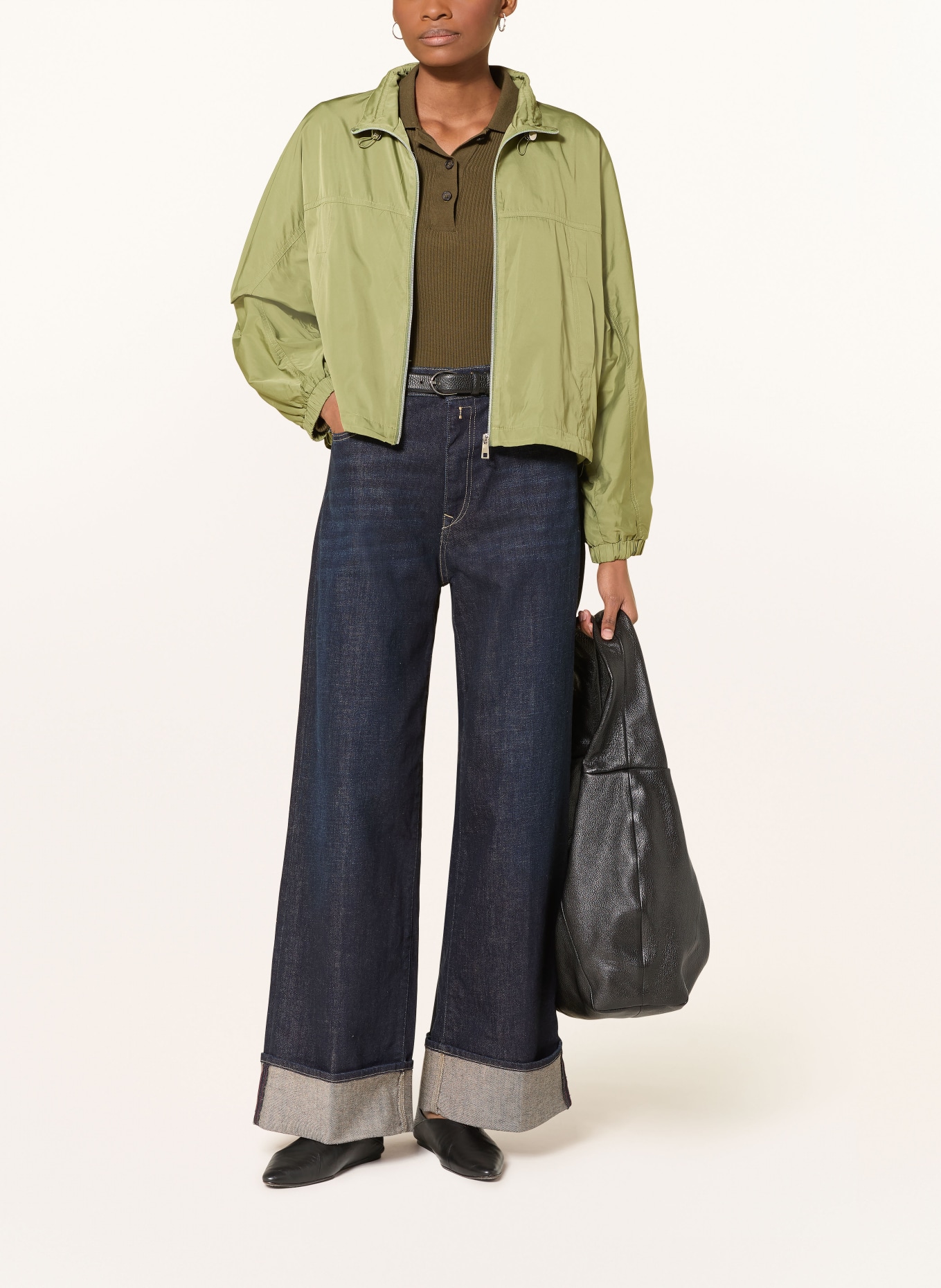 MORE & MORE blouson: GREEN