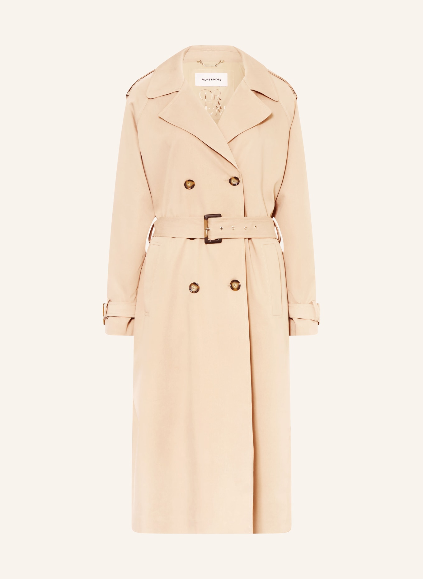 MORE & MORE Trenchcoat: BEIGE