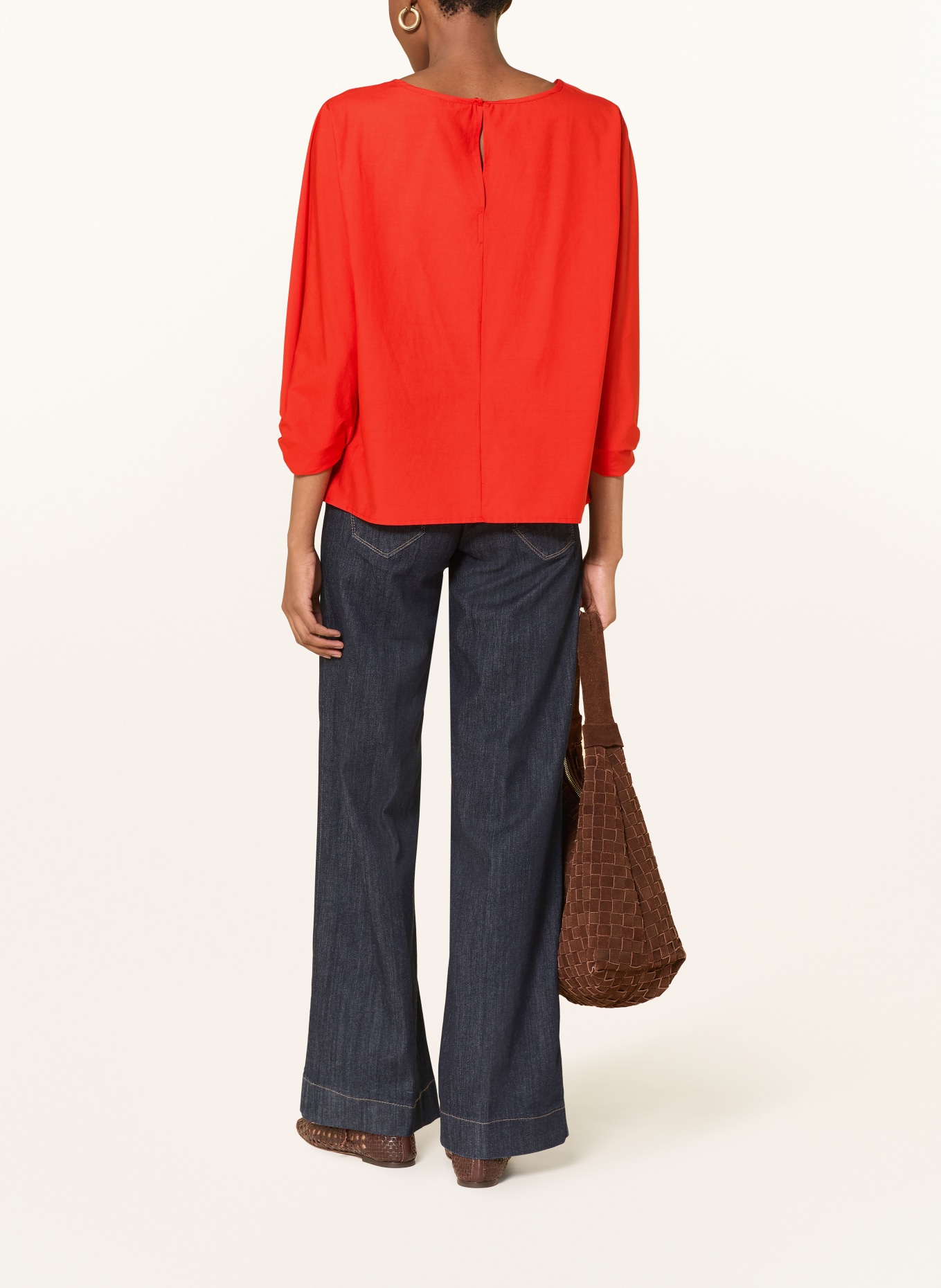 MORE & MORE Blusenshirt mit 3/4-Arm: ROT