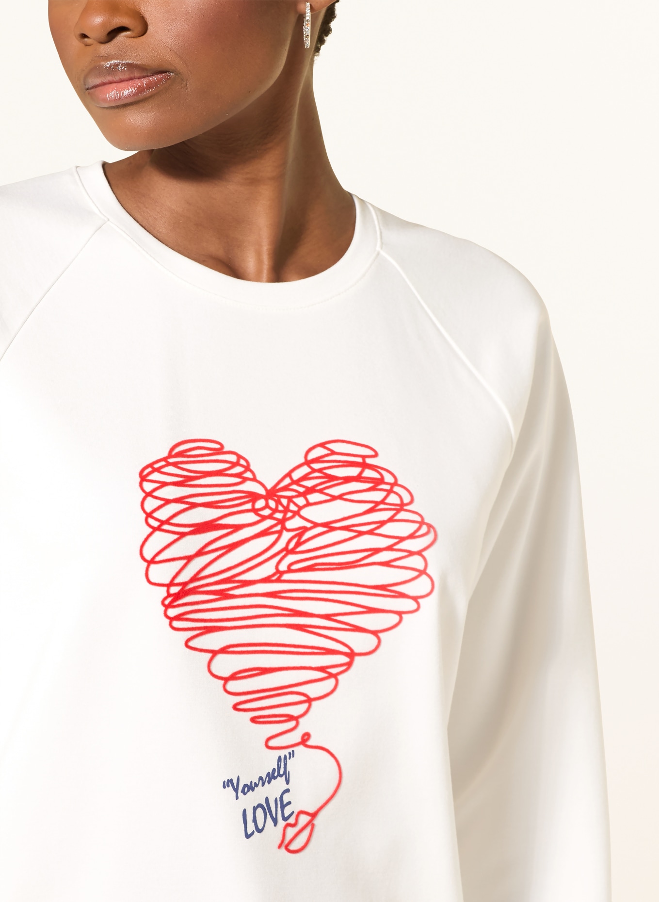 MORE & MORE sweatshirt: WHITE