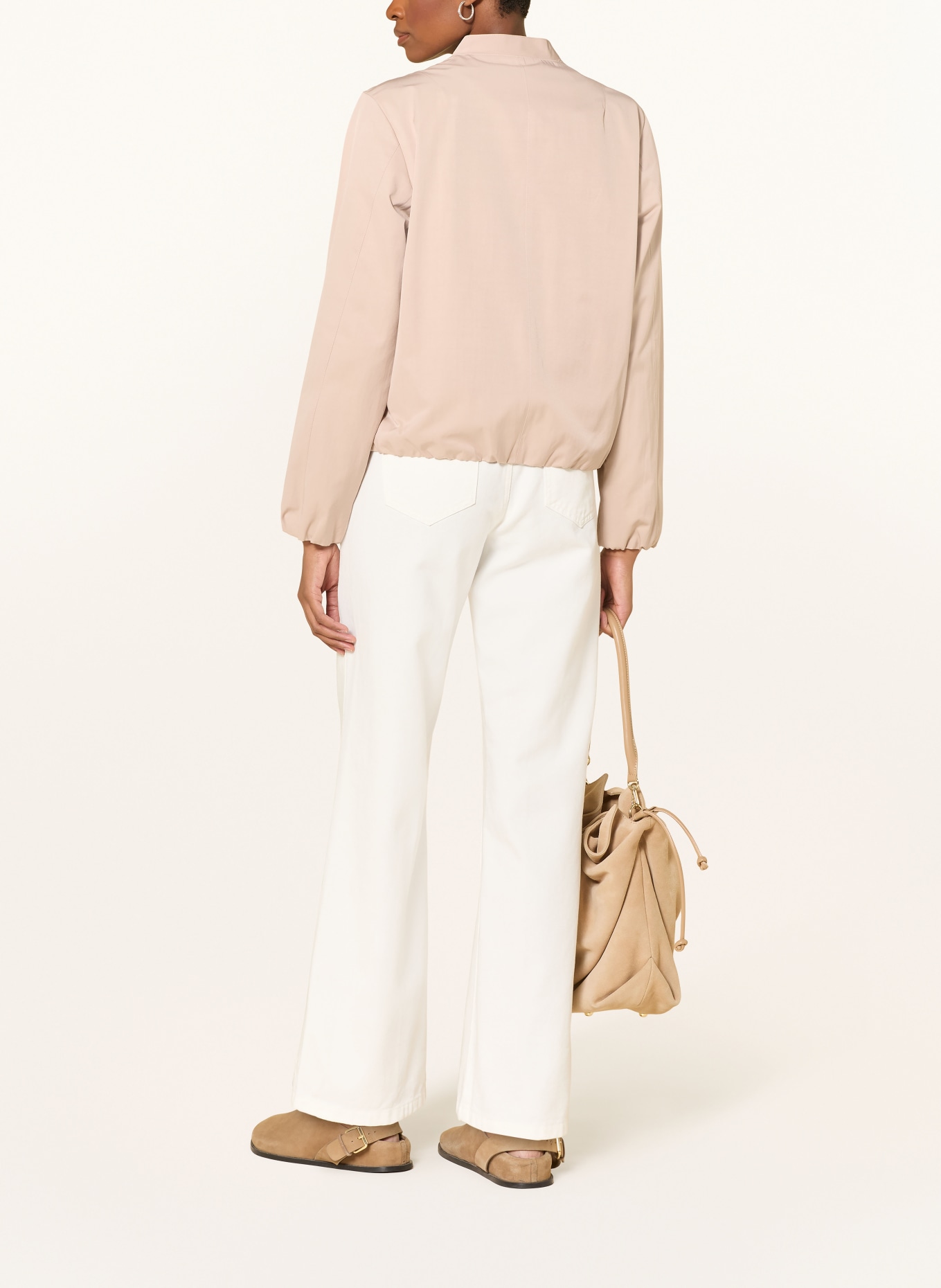 MORE & MORE Wide Leg Jeans: 0041 OFF WHITE