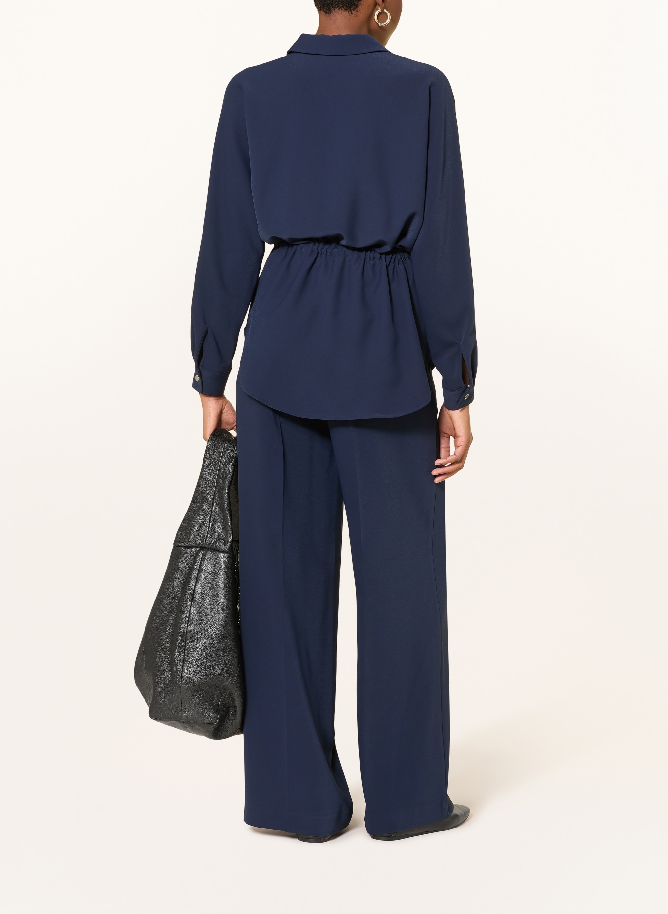 MORE & MORE Převlečná košile: TMAVĚ MODRÁ