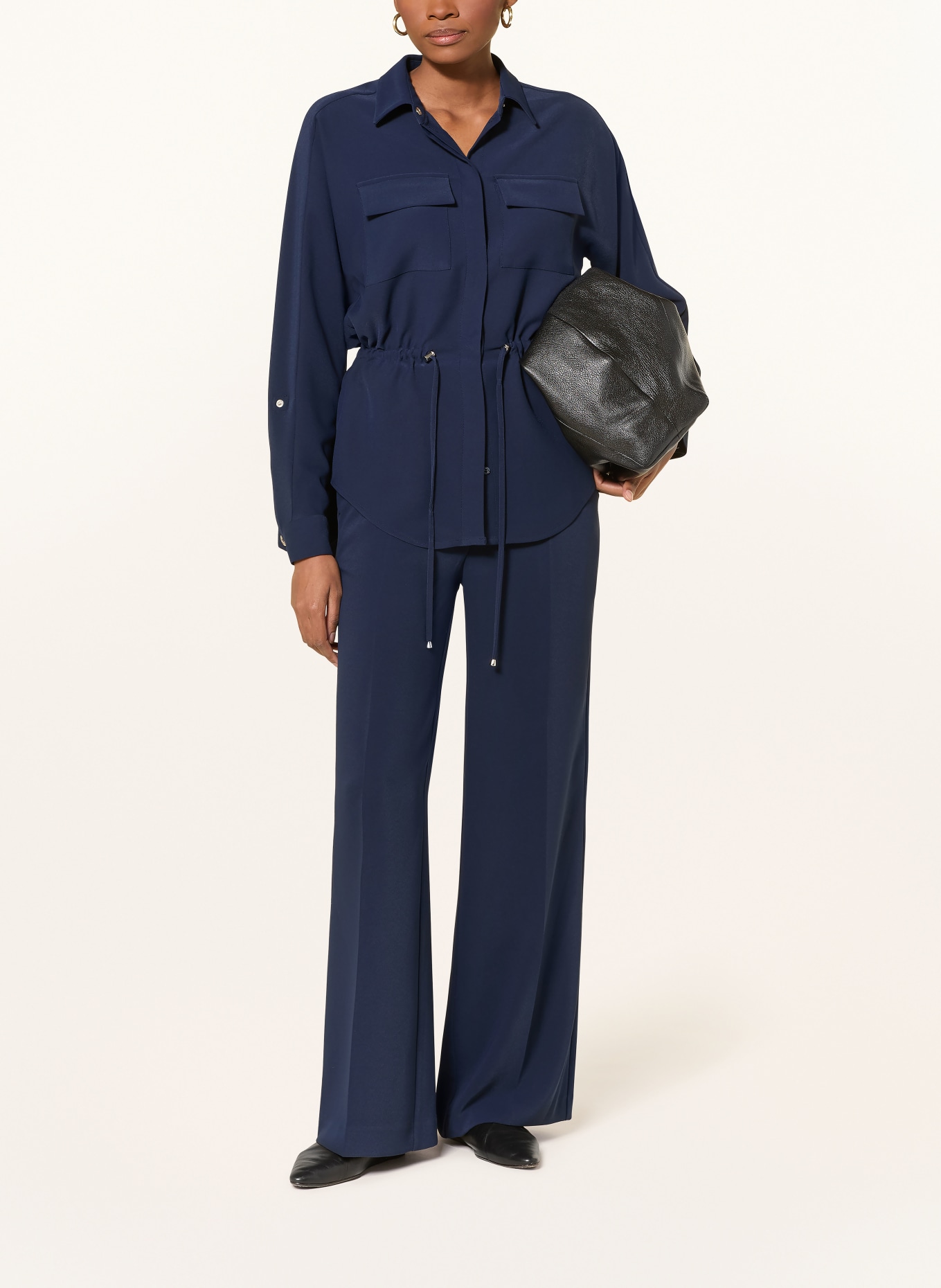 MORE & MORE kalhoty Marlene: TMAVĚ MODRÁ