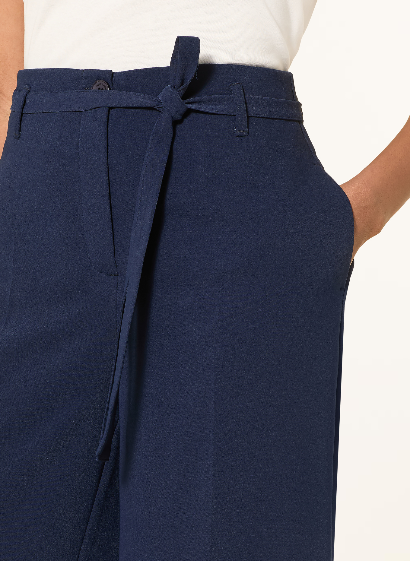 MORE & MORE kalhoty Marlene: TMAVĚ MODRÁ