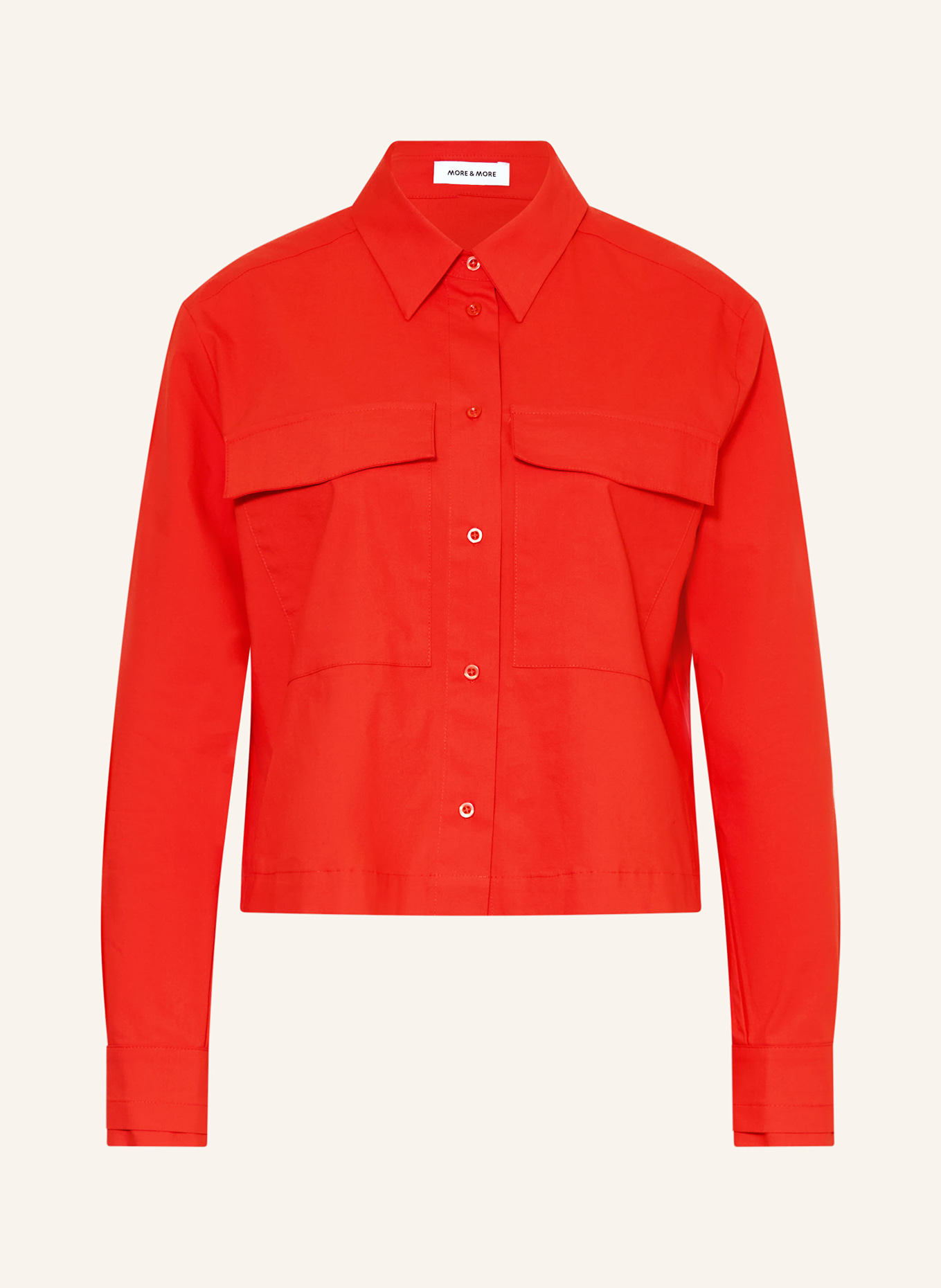 MORE & MORE Hemdbluse: ROT