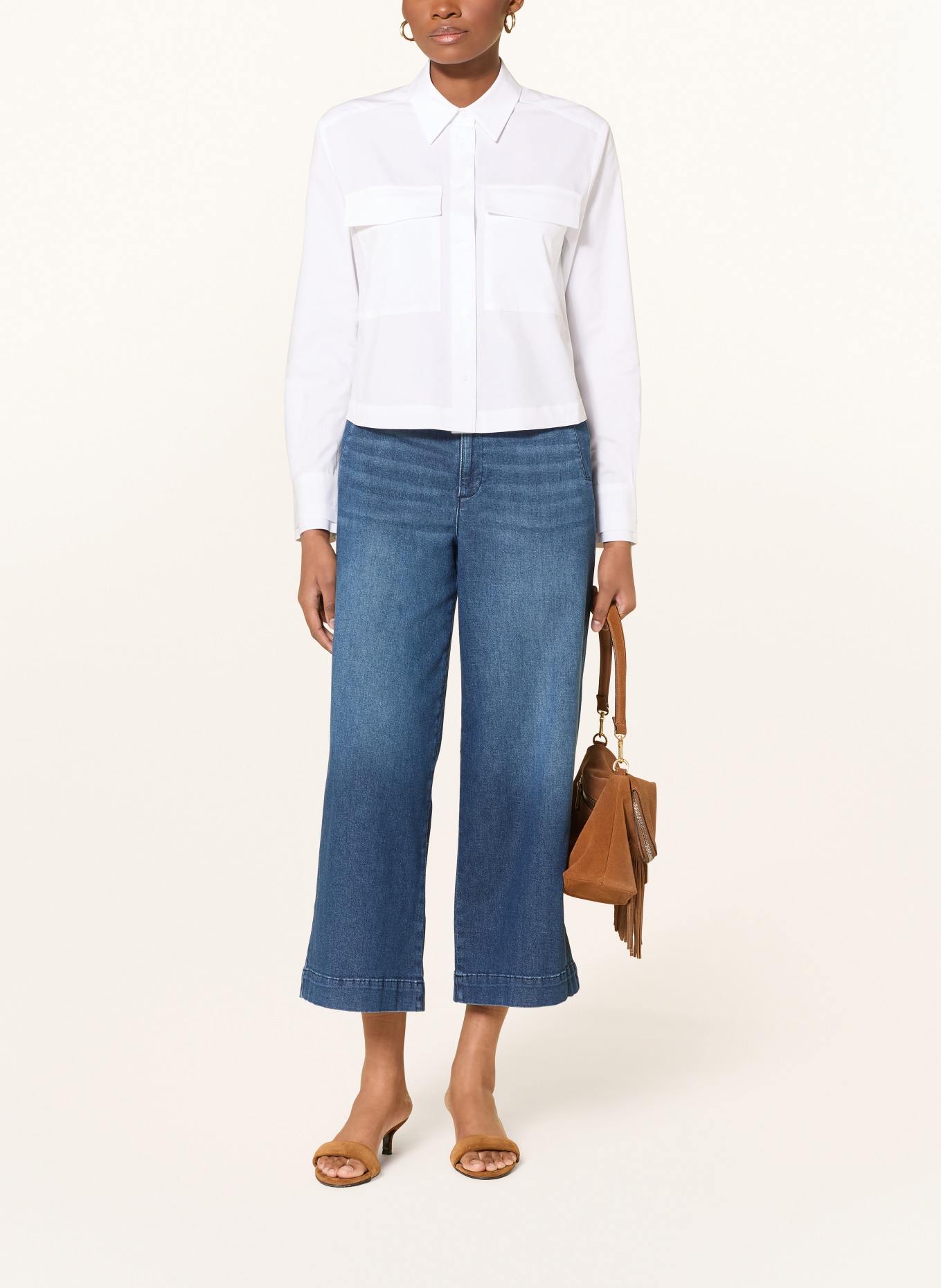 MORE & MORE Džínové kalhoty: MODRÁ