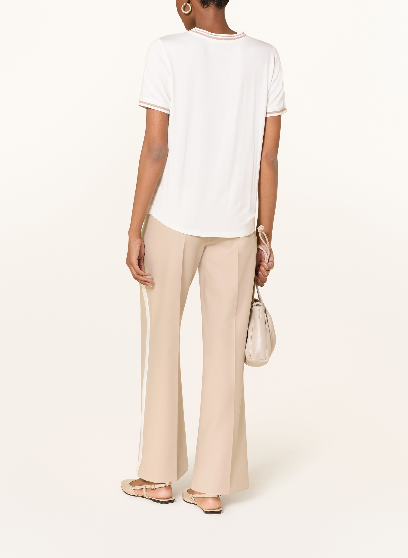 MORE & MORE T-Shirt: CREME / BEIGE